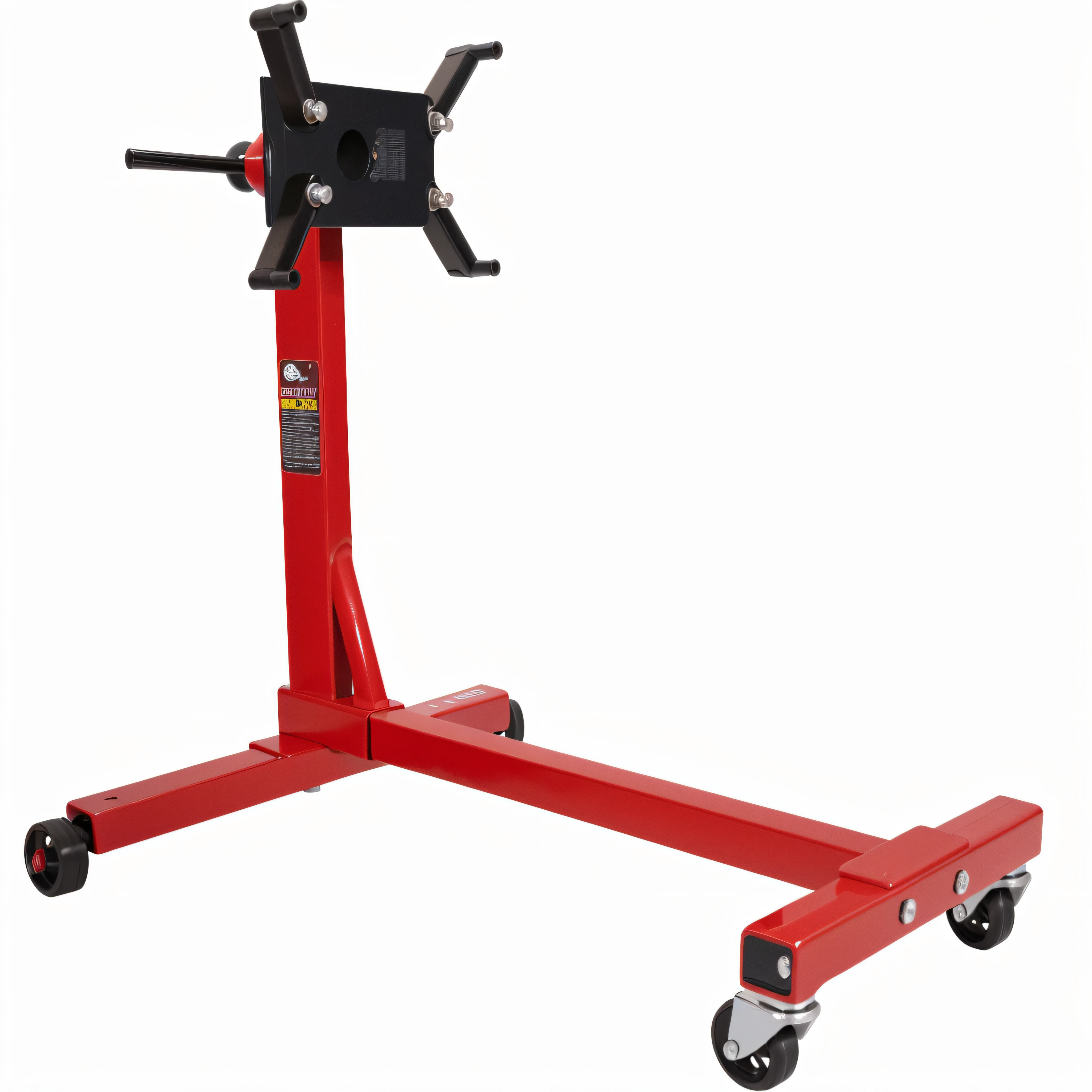 Close-up of a red trolley with a black handle, universal, maxar, goats, superior, full height view, Fuller, zido, -h 704, - H 7 0 4, -H 768, - H 768, - H 7 6 8, Features, H 768, h 7 6 8, alps