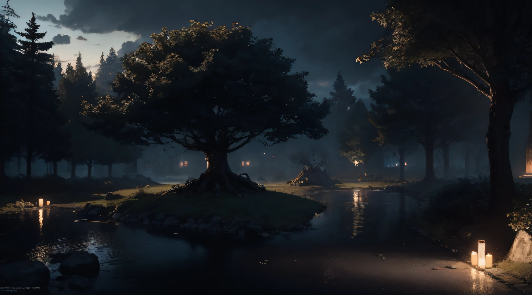 a boy standing, Blue, Masterpiece, best quality, (very detailed CG unity 8k wallpaper), (best quality), (best illustration), (best shadows), glow sprite, with a glowing deer, in the swimming pool Drinking water, natural elements in the forest theme. Mysterious forest, beautiful forest, nature, surrounded by flowers, delicate leaves and branches surrounded by fireflies (natural elements), (jungle theme), (leaves), (twigs), (fireflies), (particle effects) etc. 3D , Octane rendering, ray tracing, super detailedSky, Clouds, holding_weapon, no_humans, Glow, giant mechanical _ trees , city with tall trees _Architecture, “sky, cloud, glowing, big trees ,comunity,joy, ghost elephants, robot, cybernetic _trees, tree_mech, sci-fi, cityscape, realistic, mechanical” Science Fiction, Cities, Rendered in Octane, hyper realistic, 8k, epic composition, cinematic, octane render, artstation landscape vista photography by Carr Clifton & Galen Rowell, 16K resolution, Landscape veduta photo by Dustin Lefevre & tdraw, 8k resolution, detailed landscape painting by Ivan Shishkin, DeviantArt, Flickr, rendered in Enscape, Miyazaki, Nausicaa Ghibli, Breath of The Wild,,trending in artstation, cgsociety, 8k post-processing highly detailed,Junji Murakami, Mucha Klimt, Sharandula, Hiroshi Yoshida, Tom Bagshaw, Ross Tran, Artgerm,Craig Mullins,dramatic,Junji Murakami, moody lighting rendered by octane engine,characters 8K symmetrical arstation, cape,cinematic lighting, intricate details, 8k detail post processing, hyperealistic, octane rend, Zdzisław Beksiński style, ar 2:3 Reality Reality –auto –v6 –s2Finetuned Model Leon