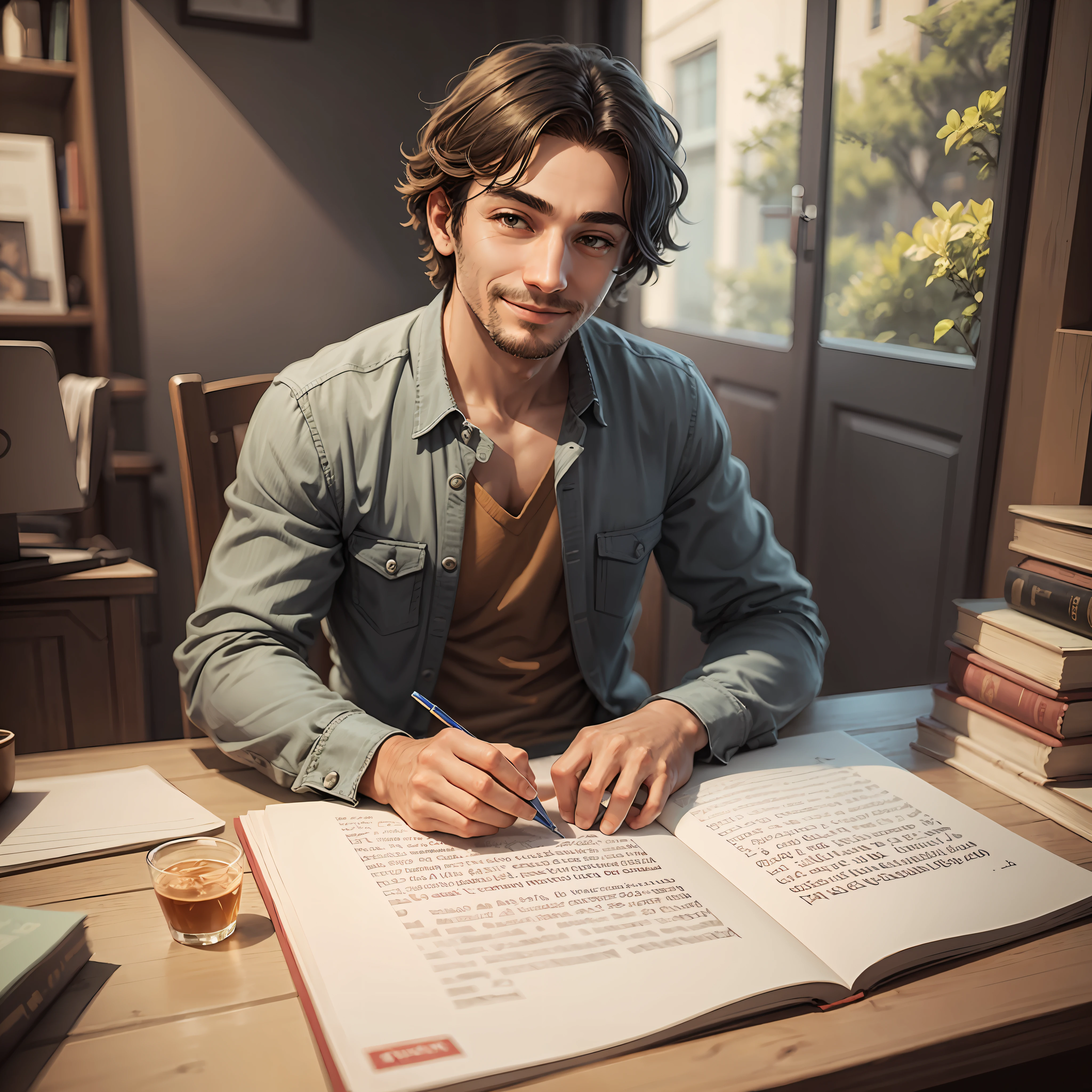 Masterpiece, a happy man writer --auto --s2