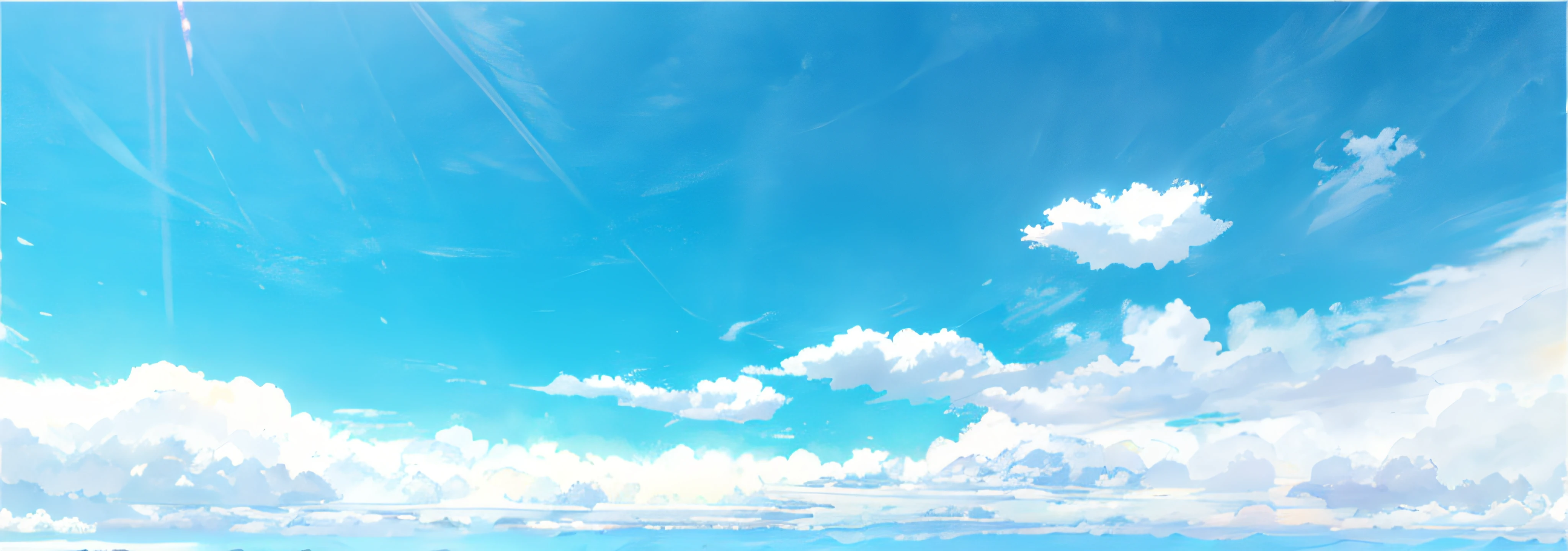 There is a picture of the sky,There are clouds and the sun inside, Anime Cloud, Anime Sky, beautifull puffy clouds. anime big breast, Realistic sky, Studio Ghibli Sky, volumetric light clouds, sunny sky light, realistic cloud, fantasy puffy sky, Sky background, bright clouds, luminous sky heaven background, sky in background, anime backgrounds, visible sky and sunny atmosphere