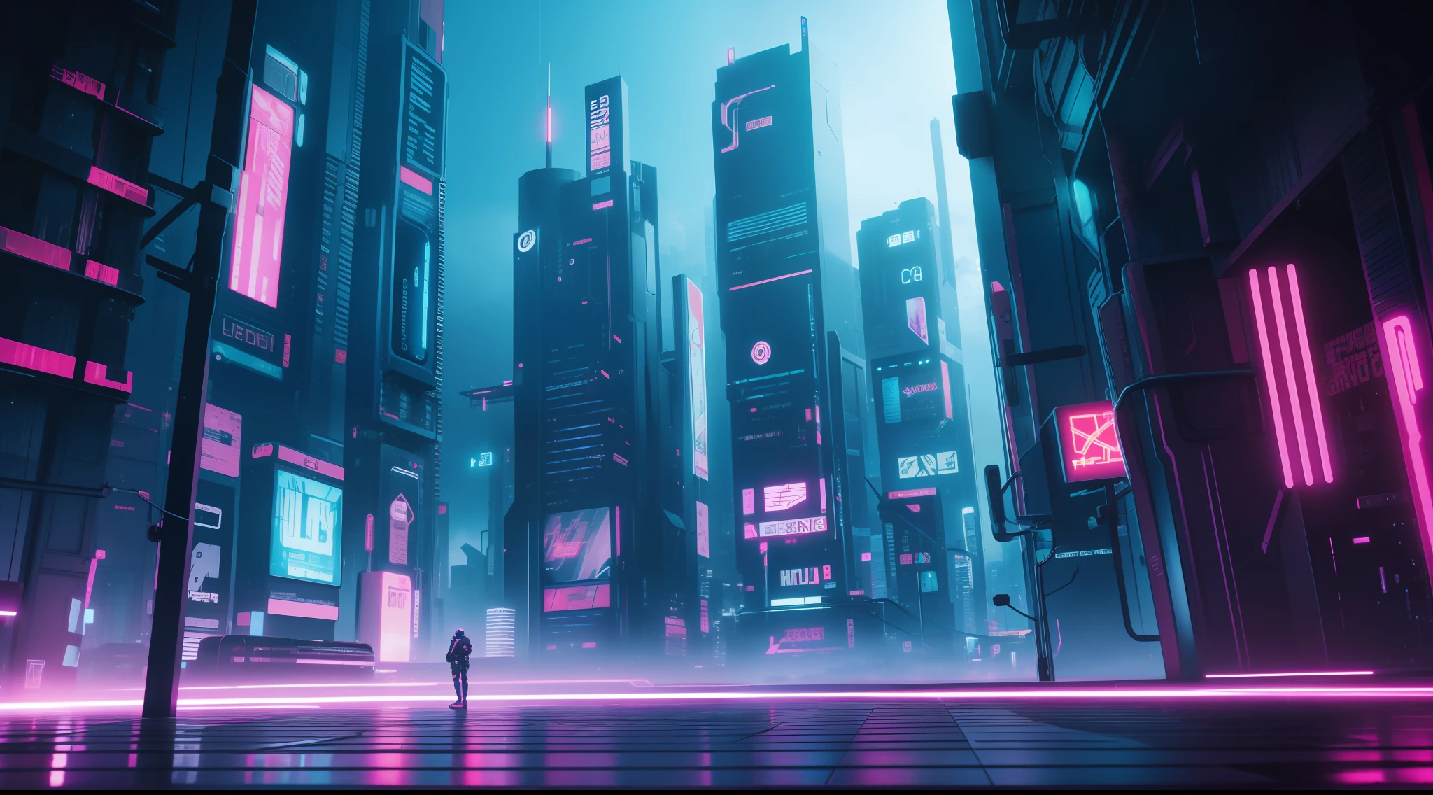 cyberpunk background