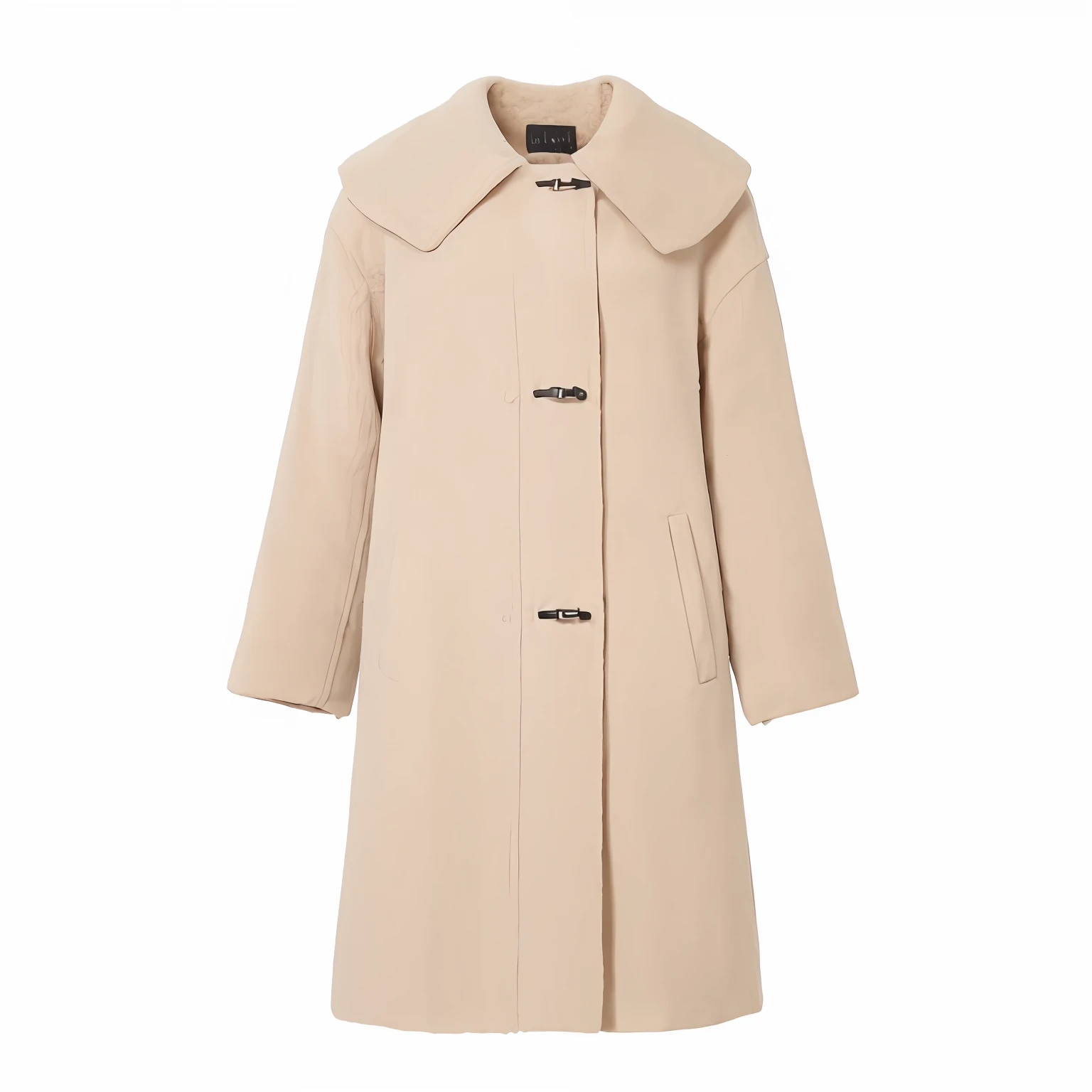 schoolgirls,Wear an overcoat,Have on the street