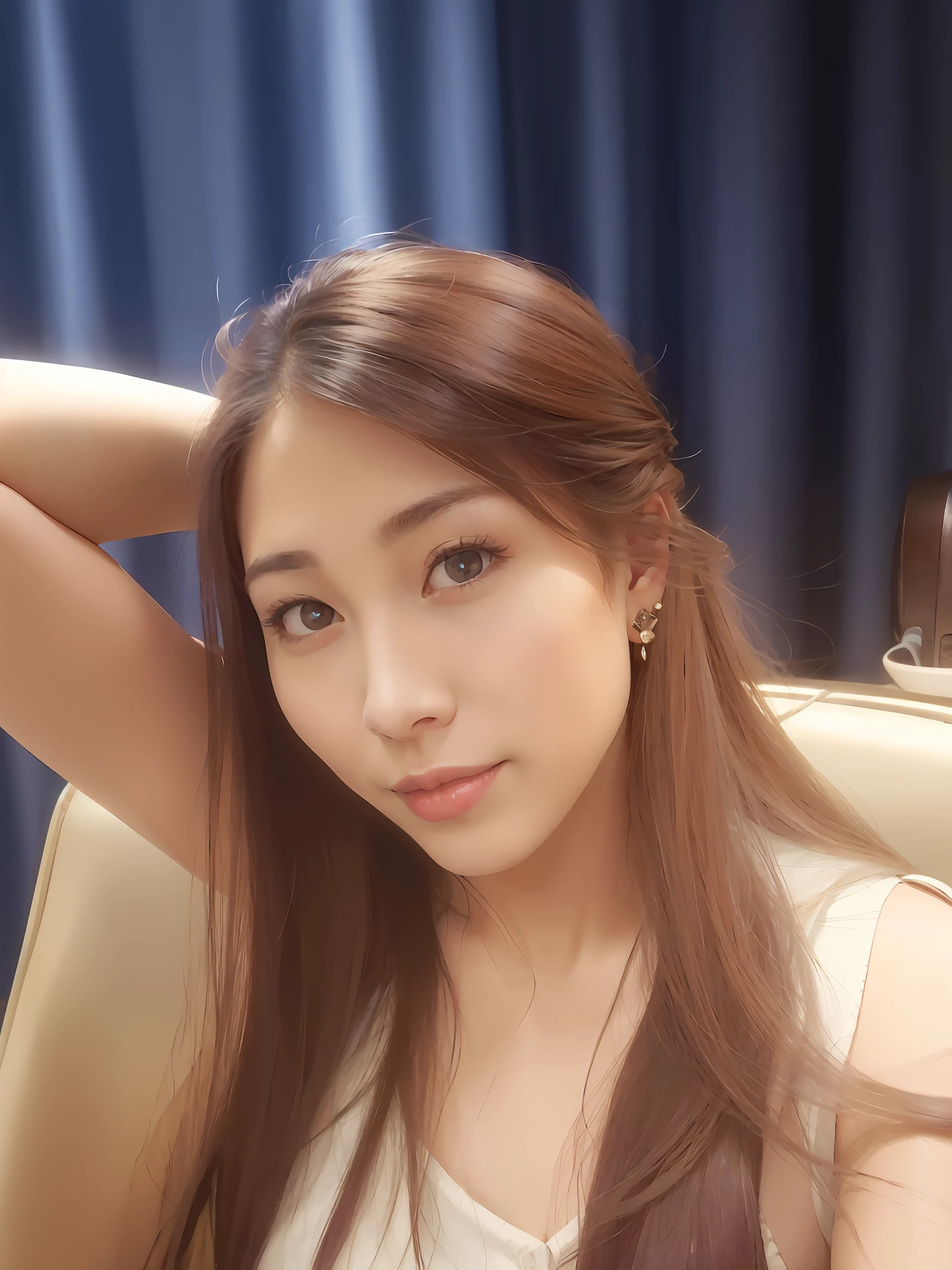 (8K, Best quality, Masterpiece:1.2),
(Realistic, photo-realistic:1.37),
Ultra-detailed,

1 girl, full bodyesbian, Outdoors, (Adjust hair:1.5)
Office Lady, black officeblazer, officeskirt, (Pantyhose:1.2), (short buttoneddownshirt:1.2), buttonedupcollarprim, buttoneddowncollarprim, Bra, (Pantyhose:1.2), alphalayers, high-heels,

Beautiful earrings,
Cute,
Solo,
Beautiful detailed sky,
(Smile:1.15),
(Closed mouth),
Small breasts,
Beautiful detailed eyes,
Business attire,
(Short hair:1.2),
Floating hair NovaFrogStyle,