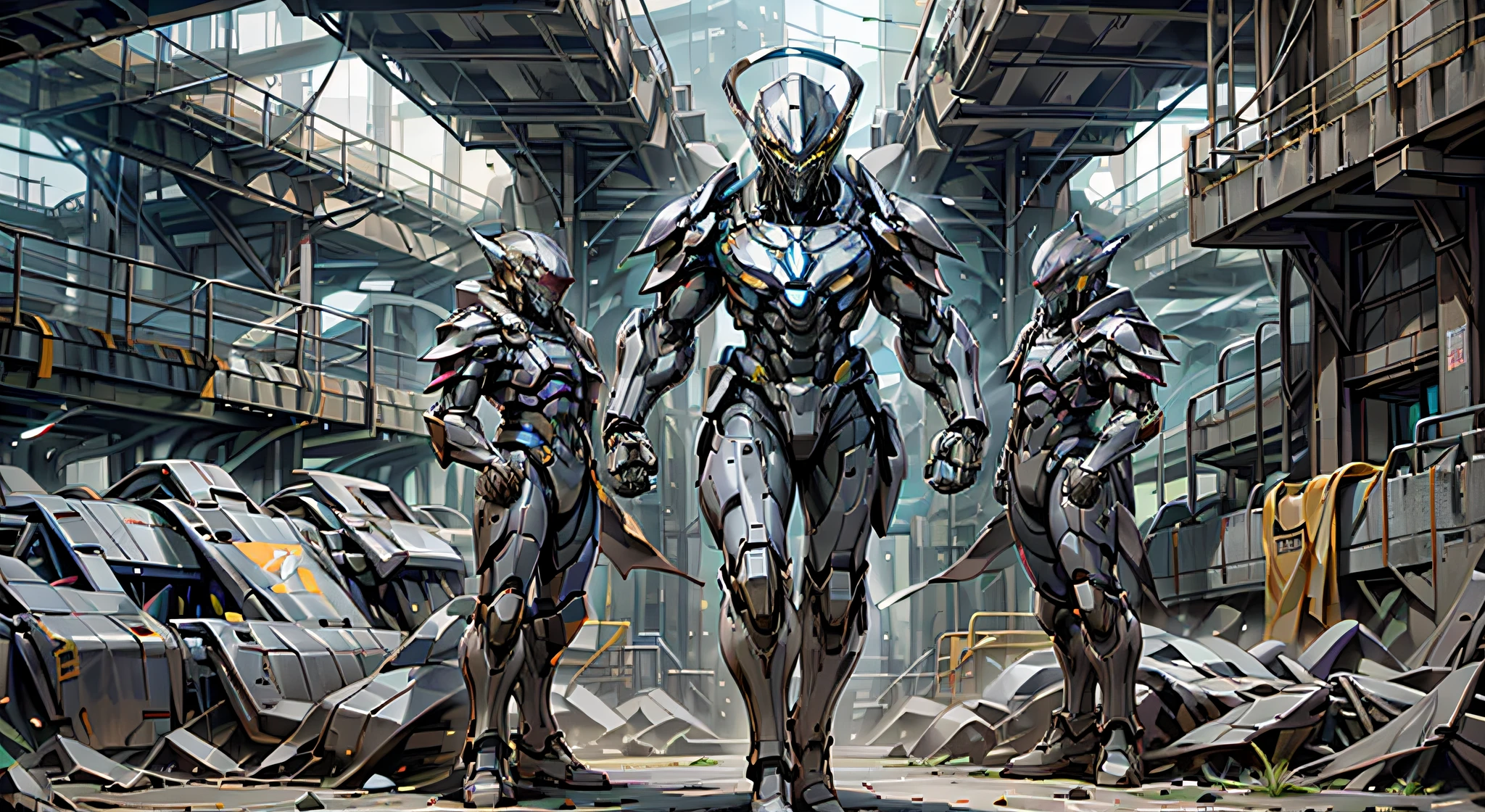 Dark_fantasy,cyber punk perssonage,1man mechanical miracle,Robotic presence,Mechanical armor,absolutely stunning art,wearing in black cloak,Art of the highest quality,Highest high resolution,Hyper-detailing,Black and red,A futuristic,atmospurate,8K,64k,k hd,Unbeatable masterpiece,动态照明,cinematic ligh,Epic,a close up of a person with a gun and a helmet, concept art-h 640, hardsurface armour, spartan armor,expert high detail concept art, Halo. rendering by octane, Spartan power armor from Halo, Concept armor, clothed in sci-fi military armor, intimidating full body armor, video game characters designs, high detail concept art, Helmet pattern detail,4K Ultra Clear,Detailed depiction of armor patterns,Back reactor