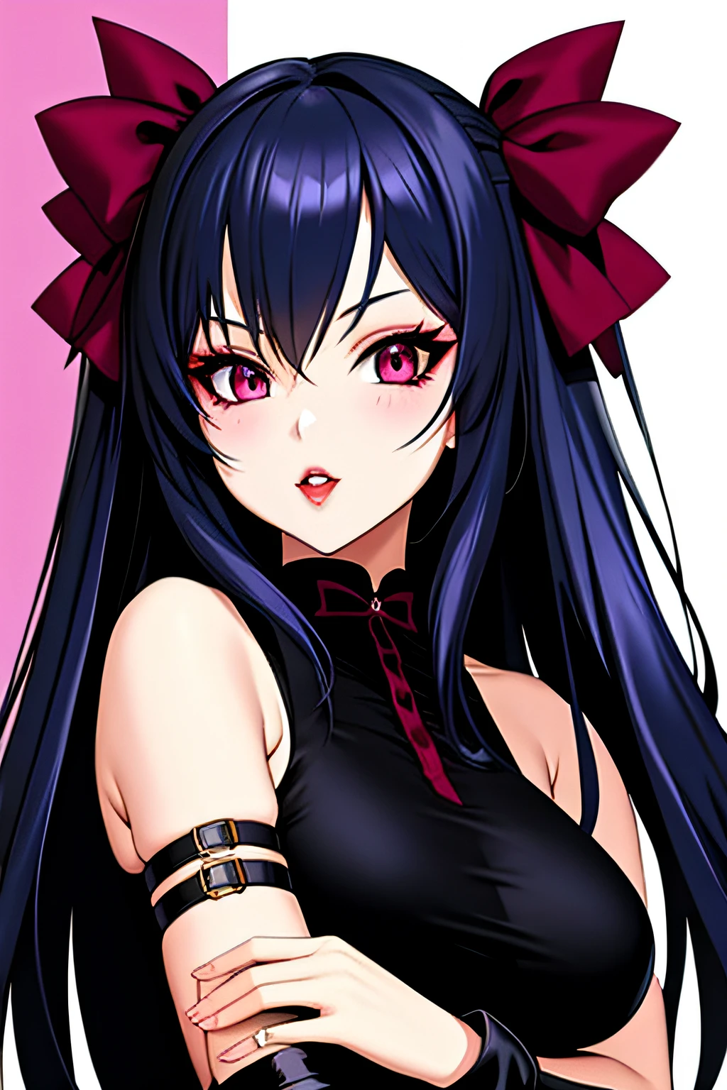 gothic anime girl art, goth, gothic, anime, character, girl, character girl design, detail, best quality