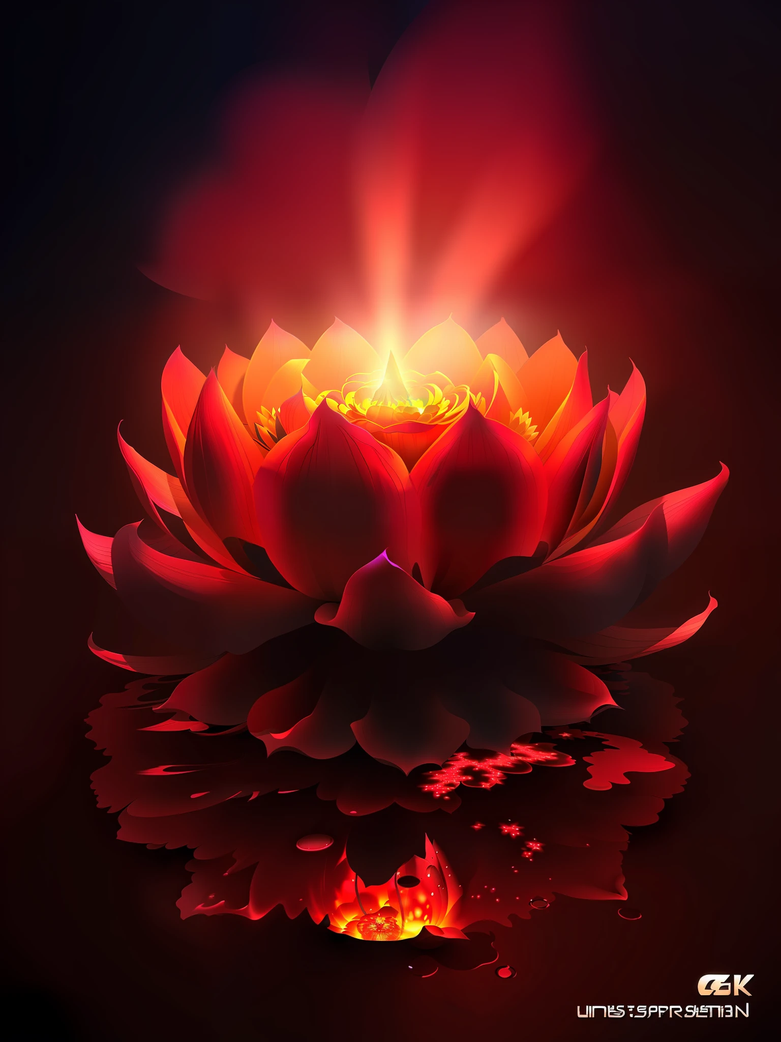 9:16 Full drawing, masterpiece, best quality, (very detailed CG unity 8k wallpaper), (best quality), (best illustration), (best shadow), lotus theme with natural elements. (Glow), (Particle Effect). , isometric 3D, Octane rendering, ray tracing, super detailed