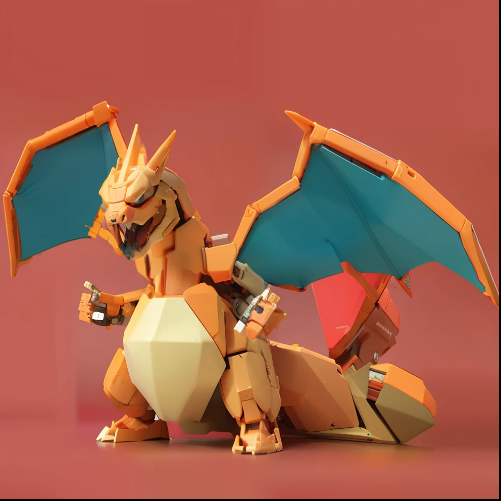 Charizard, mecha, angry