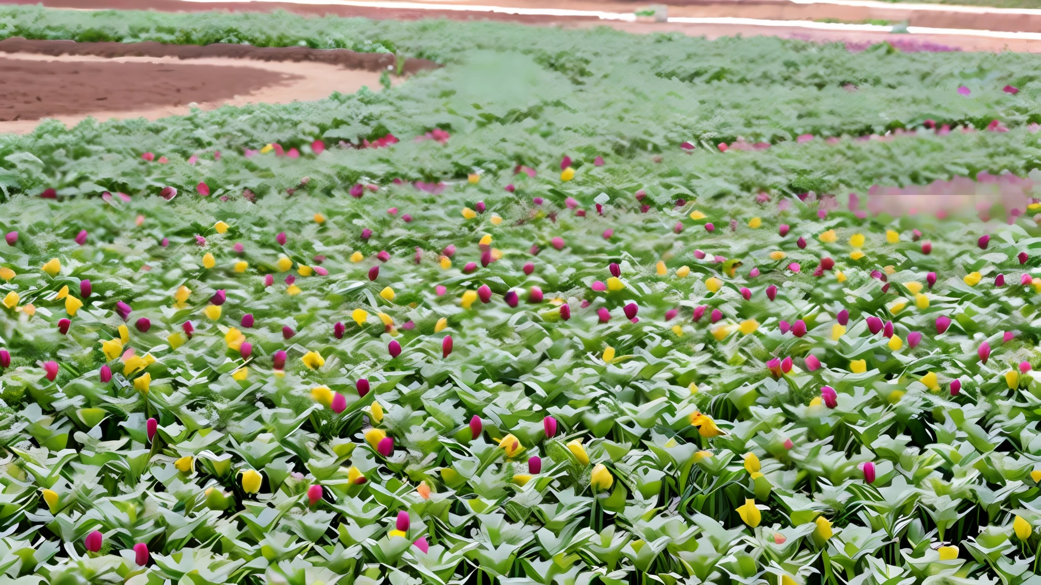 (Obra prima) (altamente detalhado) There are many birds that are chirping in a grassy field with some tulips planted, The birds are all over the ground, bandos de aves!!, Belgian canaries with thrushes, Foto reduzida, 4 0 9 6, infestado de breu verde, an old man with 7 yellow birds, foto de alta qualidade, barriga fofa laranja, com flores amarelas ao redor, prolongado, 8k