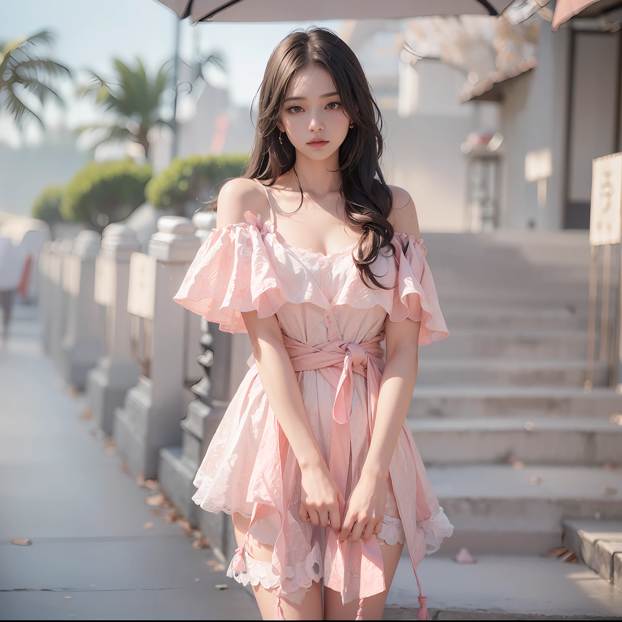 (1girl:1.3),solo,__body-parts__,
official art, unity 8k wallpaper, ultra detailed, beautiful and aesthetic, beautiful, masterpiece, best quality,Fantastical Atmosphere, Calming Palette, Tranquil Mood, Soft Shading,
Miko priestess, charm spell, talisman familiar, shrine maiden duties,