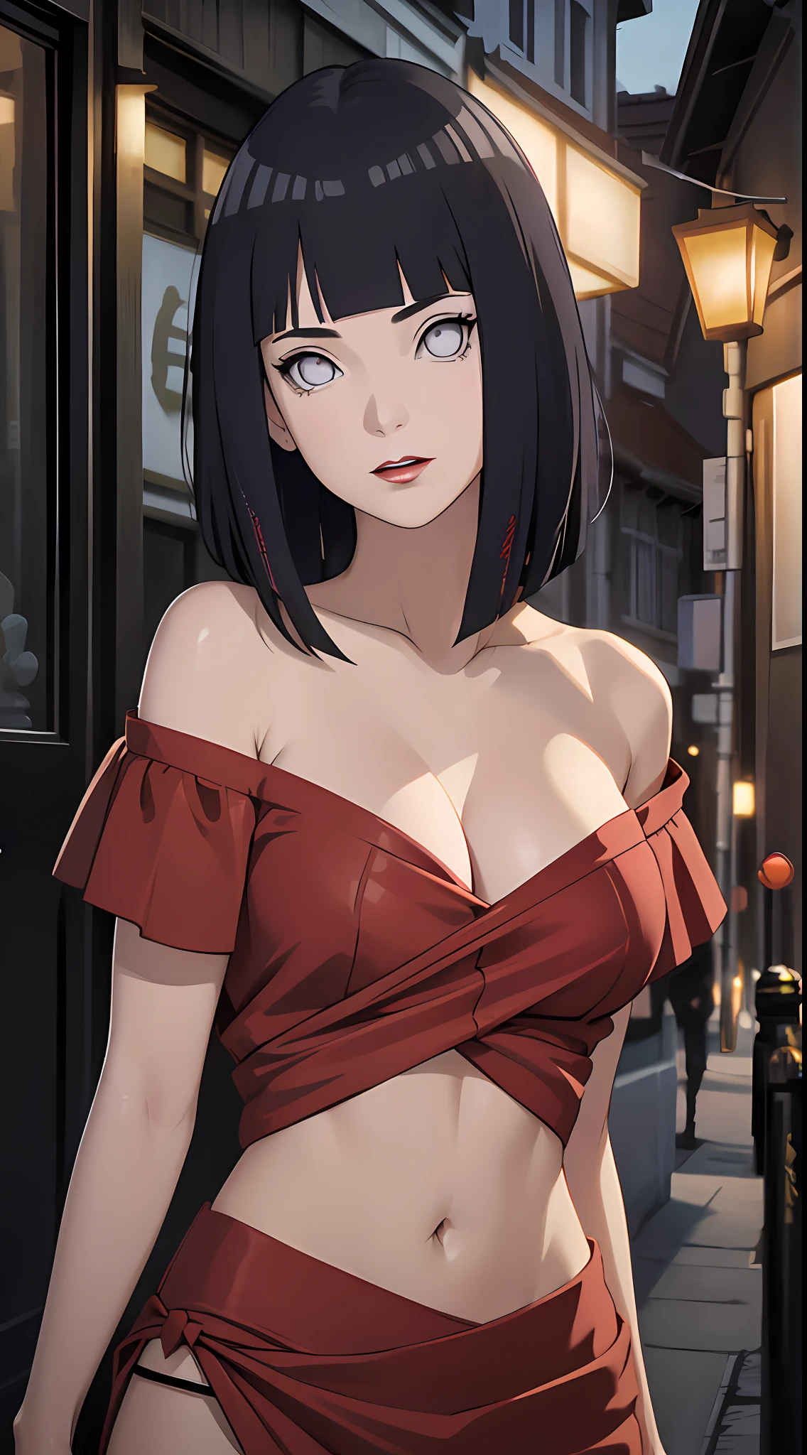 tmasterpiece, Johnny Depp walks through the city at night among fireflies,brassier,nigth, (high detal:1 1), Rough face, Natural skin, high qulity, NSFW,Naruto,Hinata,Black color hair,Straight hair,upperbody closeup,White eyes,(Large breasts:1.1),(Skinny figure:1.4),(Red lips:1.3),(Off-the-shoulder attire:1.5),(比基尼:1.5),(ssmile:1.5),(Be red in the face:1.4),(cleavage:1.4),Purple clothes,beautidful eyes, (Detailed face and eyes), (the face: 1 2), noises,Extra, real photograph, ..........................PSD, Lamp film photography, sharp fokus, contrasty lighting, Delicate skin, High resolution 8K, insanely details, realisticlying, professional photoshooting, 8K UHD, SLR camera, softlighting, high high quality, filmgrain, Fujifilm XT3,Keep one's mouth shut,particle fx