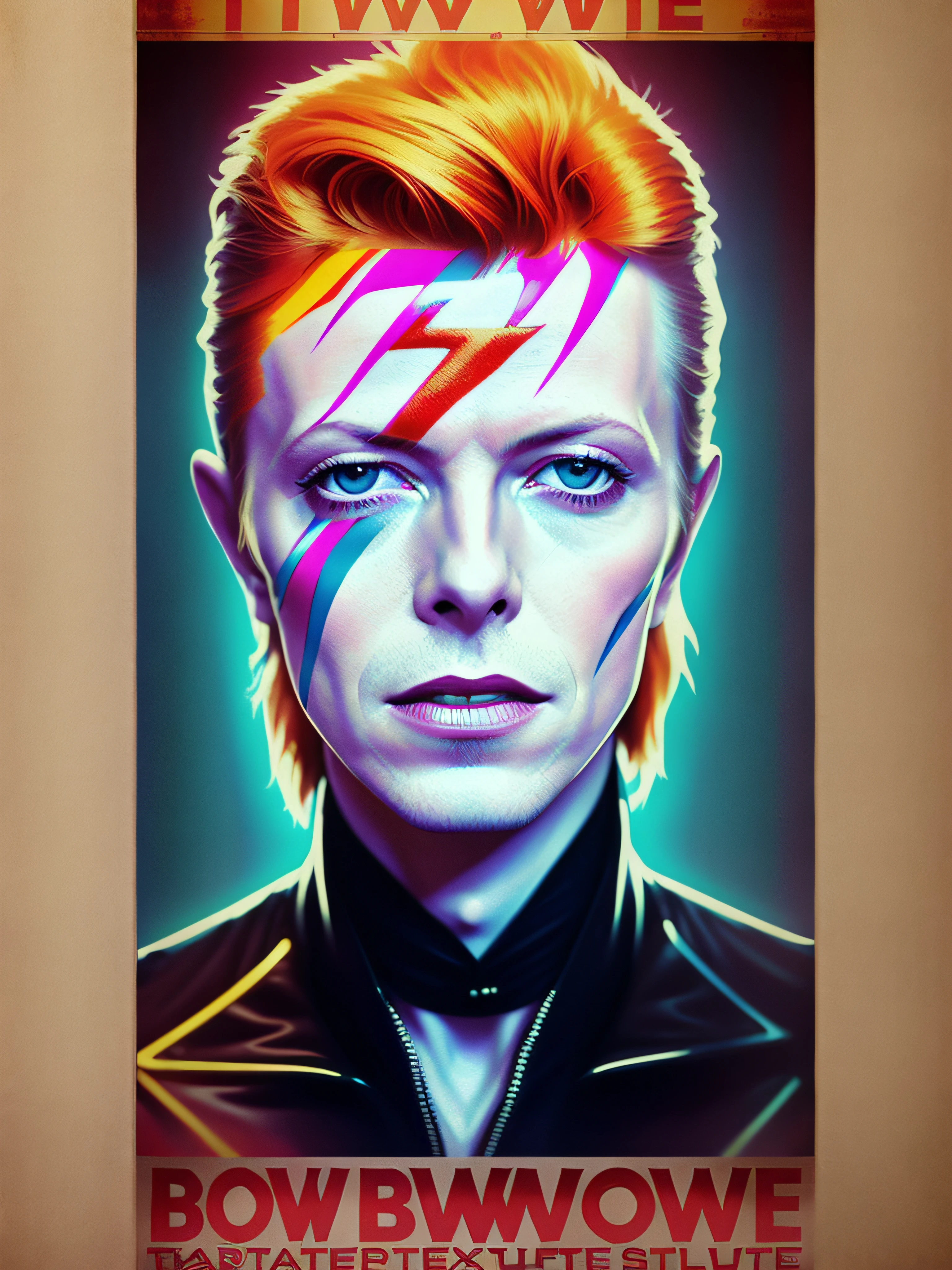 DAVID BOWIE , VHS effect, (poster:1.6), poster on wall, nostalgia, movie poster, portrait, close up
(skin texture), intricately detailed, fine details, hyperdetailed, raytracing, subsurface scattering, diffused soft lighting, shallow depth of field