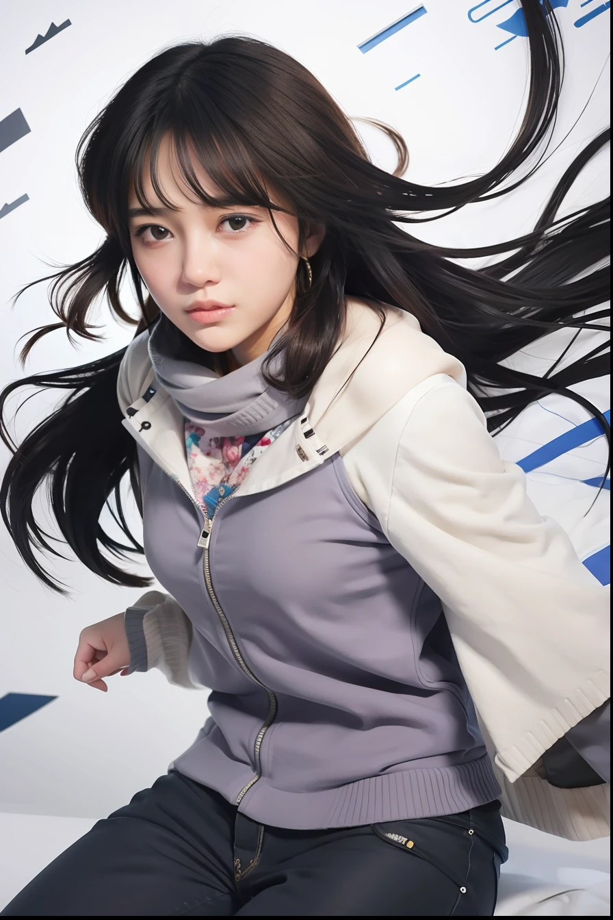 cute girl, realistic
