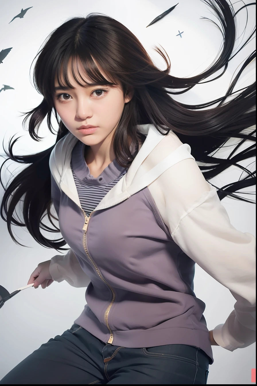 cute girl, realistic