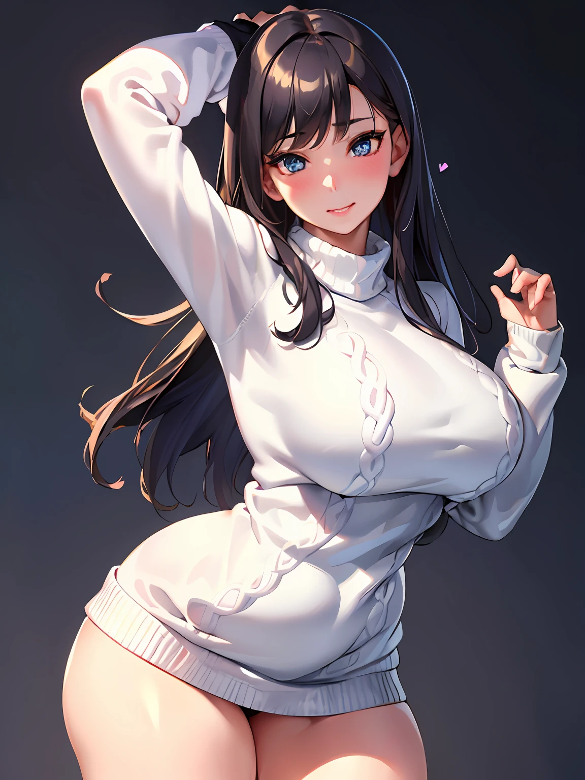 (Masterpiece, Best quality:1.4), (modern times), (Cowboy shot), 1girll, Solo, angle of view, sfv, Stunning girlfriend, (standing:1.1), Dynamic pose, (White oversized sweater, knitted sweater:1.4), (Tight Yoga Pants,dark grey yoga pants:1.4),(Navy blue short jacket,jean jacket:1.4),long Brond Hair,By bangs,heart - shaped face,Elegant face,beauitful face,High detail face,Highly detailed skin,skin pore,sub surface scattering,(Blue eye details),realistic pupil,crisp breasts,A loving smile,full blush,'s plump lips,at centre,Cluttered room,Nudity without clothes,detailed back ground, depth of fields, atmosphric perspective, Volumetriclighting, Clear focus, absurd res, Realistic proportions, Good anatomy, (realisticlying, Hyper-realistic:1.4), 16K HD,with her mouth open,Saliva from her busy mouth flowed to her