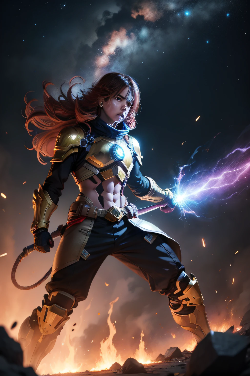 Up to 00 Battle Cosmic Battle Damage Fire Standing Unrealistic