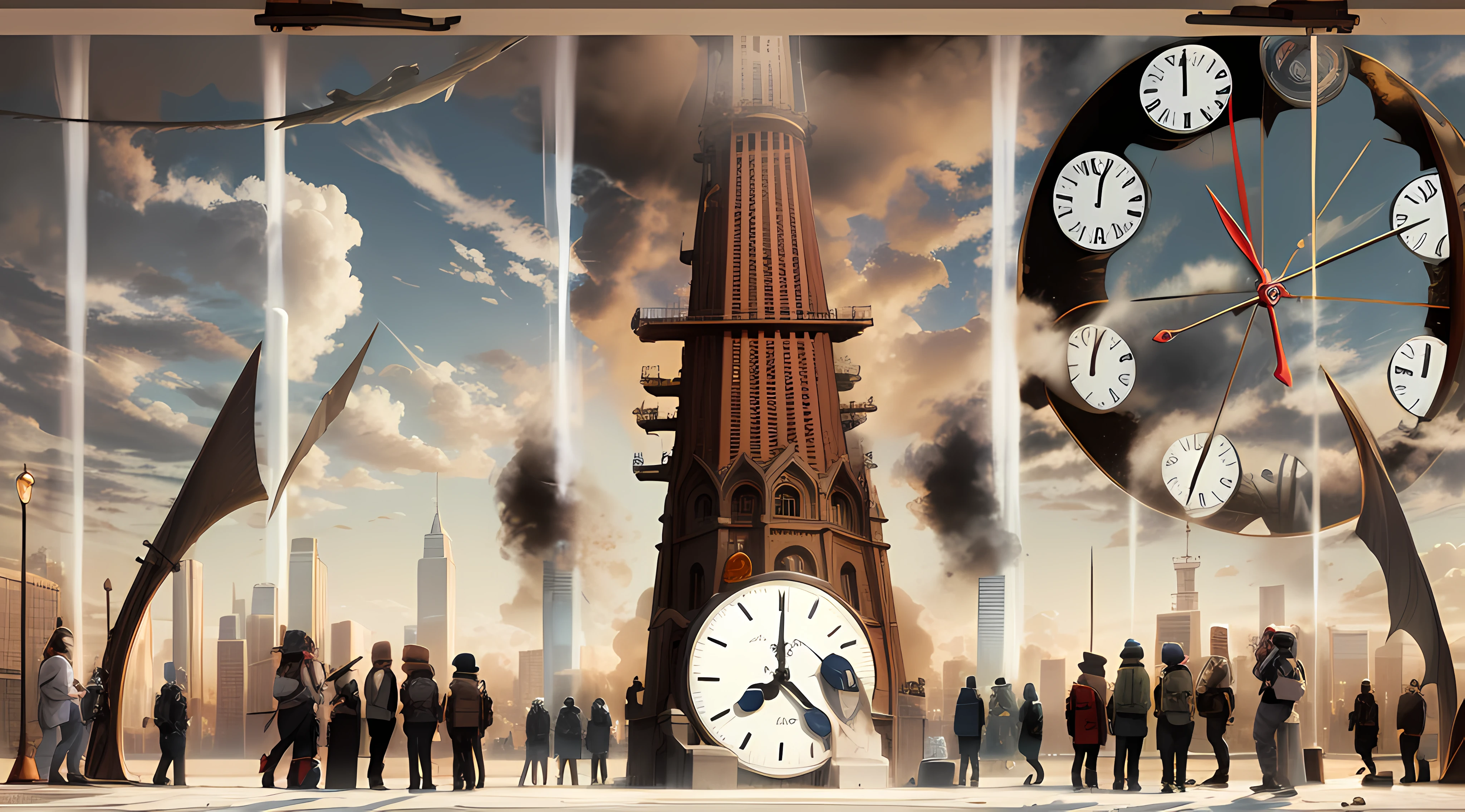 Apocalyptic outbreak time，Five o'clock in the afternoon，Now the time is around eight o'clock in the morning，There are less than nine hours to protect yourself，At the same time, make some arrangements that benefit you..."
