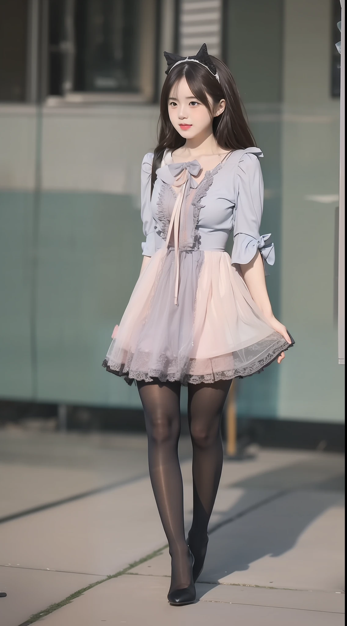 girlfriend,Any color scheme,Stocking tights,ta style,Female pervert,痴女,Uniform heels,long leges,(Full Focus),(Full body shot :2),Must show your face,Must have stockings,The stocking style is pantyhose,Puzzles are prohibited, Detailed and complex background, glittery, reflective light, hyper HD, Award-Awarded, A high resolution, High detail, Chiaroscuro, Cinematic lighting, Masterpiece, Ray traching,structurally correct, Super detail, High quality, High details, Best quality, 16k,anatomy correct