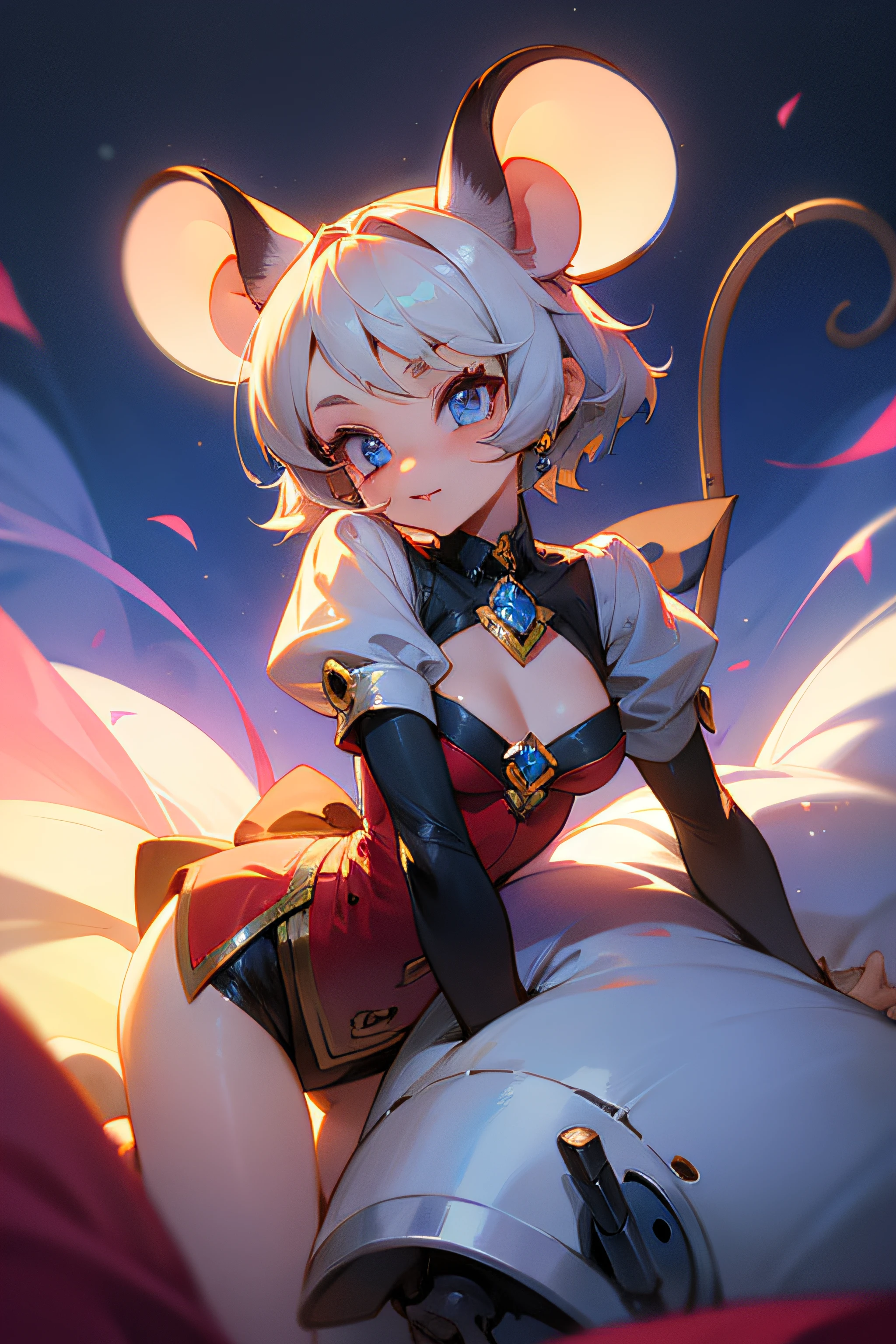Cute lady mouse