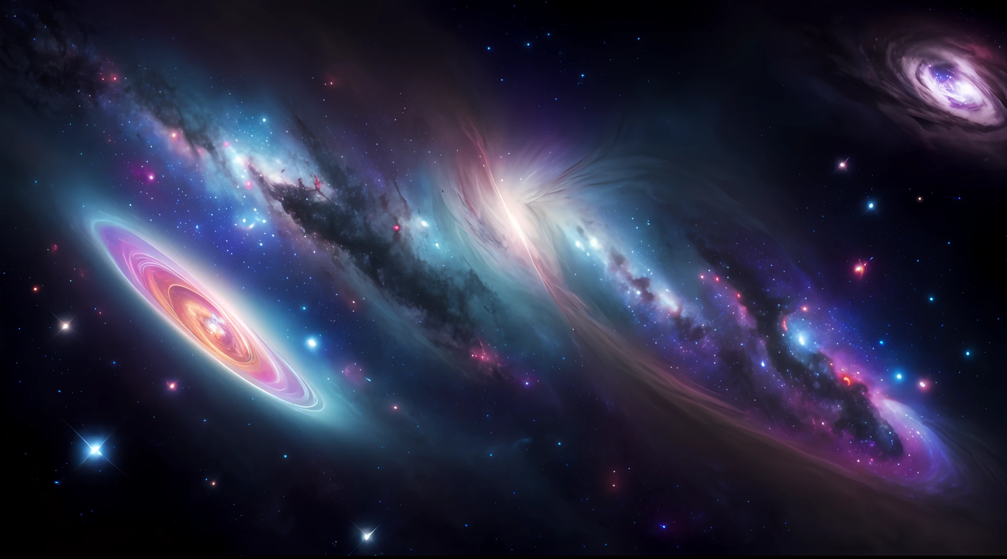 masterpiece、top-quality、hightquality、Highly detailed CG Unity 8K wallpapers、depth of fields、nffsw、Photorealsitic、ighly detailed、Convoluted、High Details、kosmos、intergalactic、nebulas、black hole、cosmic ray、supernova、Deep space、astronault