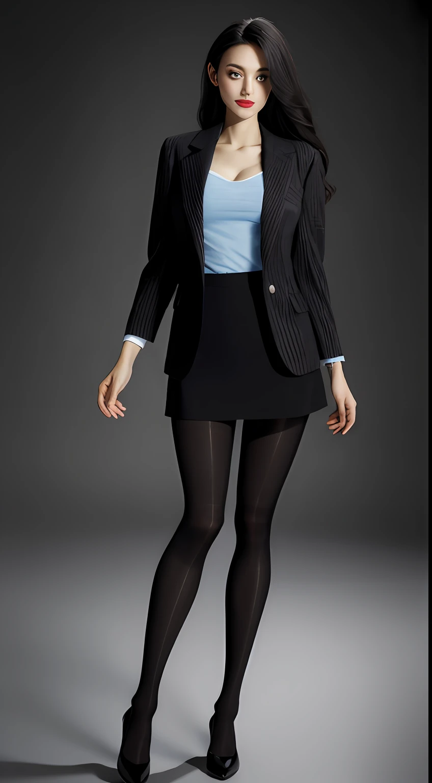 masterpiece、16k、awardwinning photo、ighly detailed、astonishing、fine detailed、Ridiculous、extraordinarily detailed woman、20yr old、Sexy theme、high detal、extremely detailed eye and face、dazzling eyes、((((black pantyhose))))、(a short skirt)))、(suits)))、good hips and long legs、fishnet tights、garterbelts、beautiful countenance、perfect face shape、perfect bodies、oversize model、a matural female、(((high and long legs)))、(((very Bigger breasts)))、Ideal for tight wear、 simple clothes、high-heels、Photos 4 Kodak Portra 400 camera F1。6 colorful lenses、ultra realistic textures、Dramatic lighting Unreal engine Art Station Cinestir 800 Tungsten trend in lamps、((full bodyesbian)))、 there is a woman sitting on a chair in a room、 masterpiece:1.2、top-quality、超A high resolution、realisitic、super realistic details、Clear Focus、(Real Photographics、Fine Production、depth of fields)、独奏、a beauty girl、masterpiece:1.2、top-quality)、