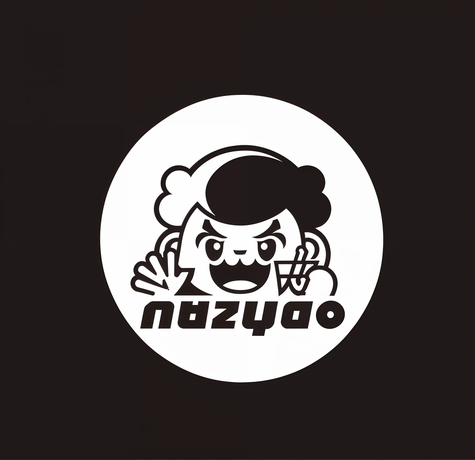 Logo design,mliky tea logo,flat,2D,white background,simple style,vector,Simple,Japanese logo,minimalist--chaos 30 --ar 1:1 --niji 5 --style original