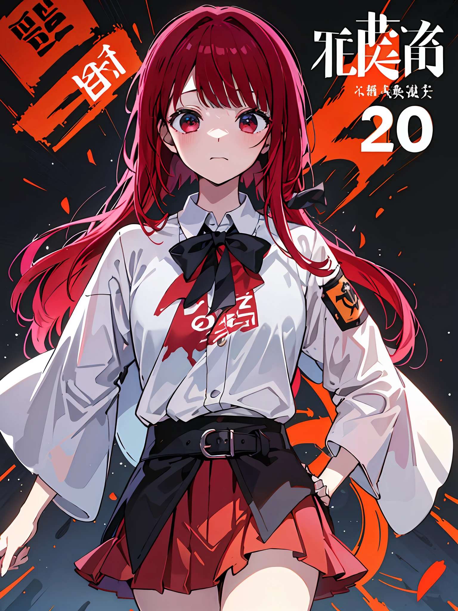 Left hand μ hands on hips