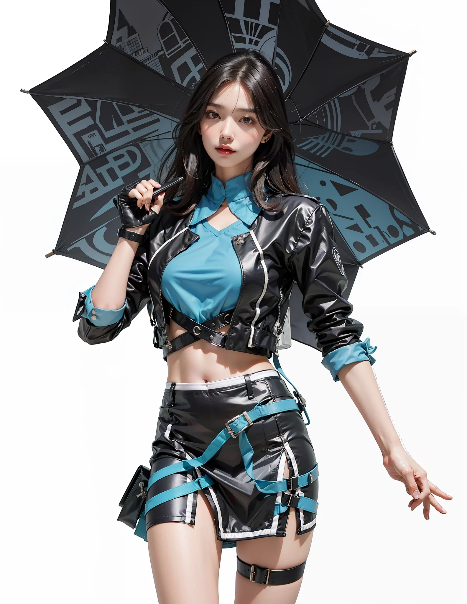 best qualtiy, Full body like,Refined face,pretty face,25 years old woman,slimfigure,Smaller bust,office lady uniform,Office wear,black lence stockings,(Castle background:1.3)