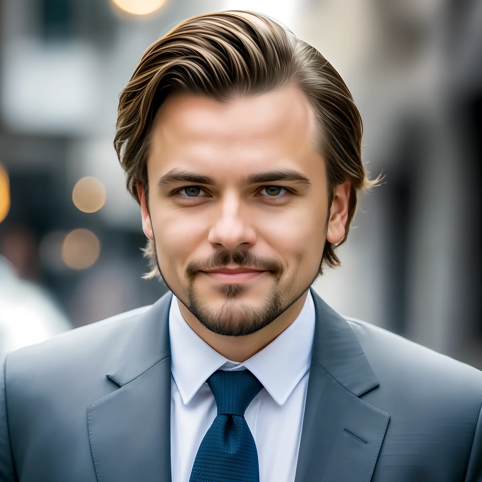 homem arafed 45 anos com barba e terno e gravata, sorrindo, feliz, cinematic headshot portrait, bonito rosto atraente, homem muito atraente com barba, homem bonito, Anato Finnstark. rostos perfeitos, homem atraente, Macho bonito, com uma barba pequena, Jakub Kasper, Bjarke Ingels, professional headshot, retrato headshot, cara bonita