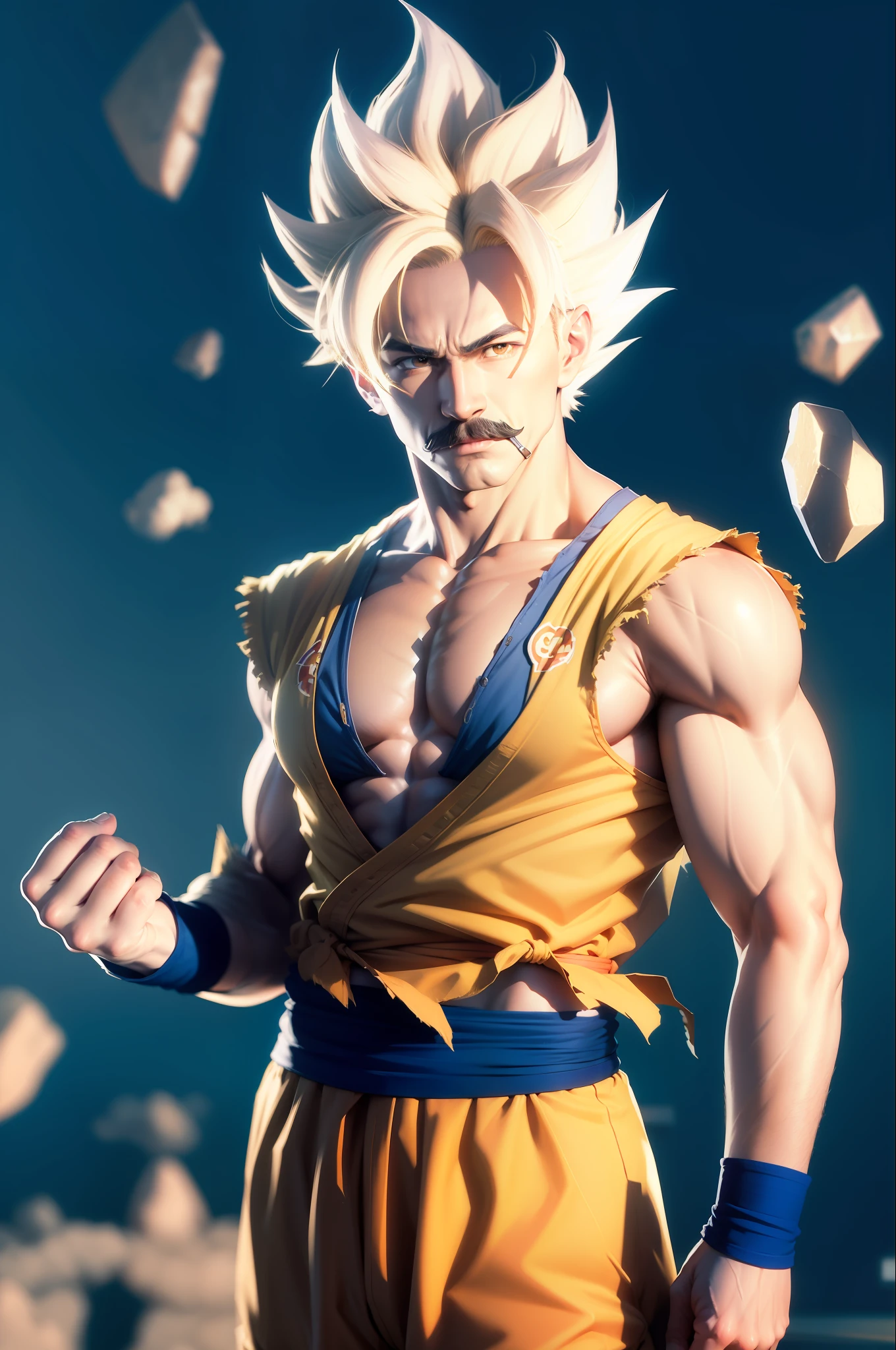 Yellow Moustache, Goku Clothes