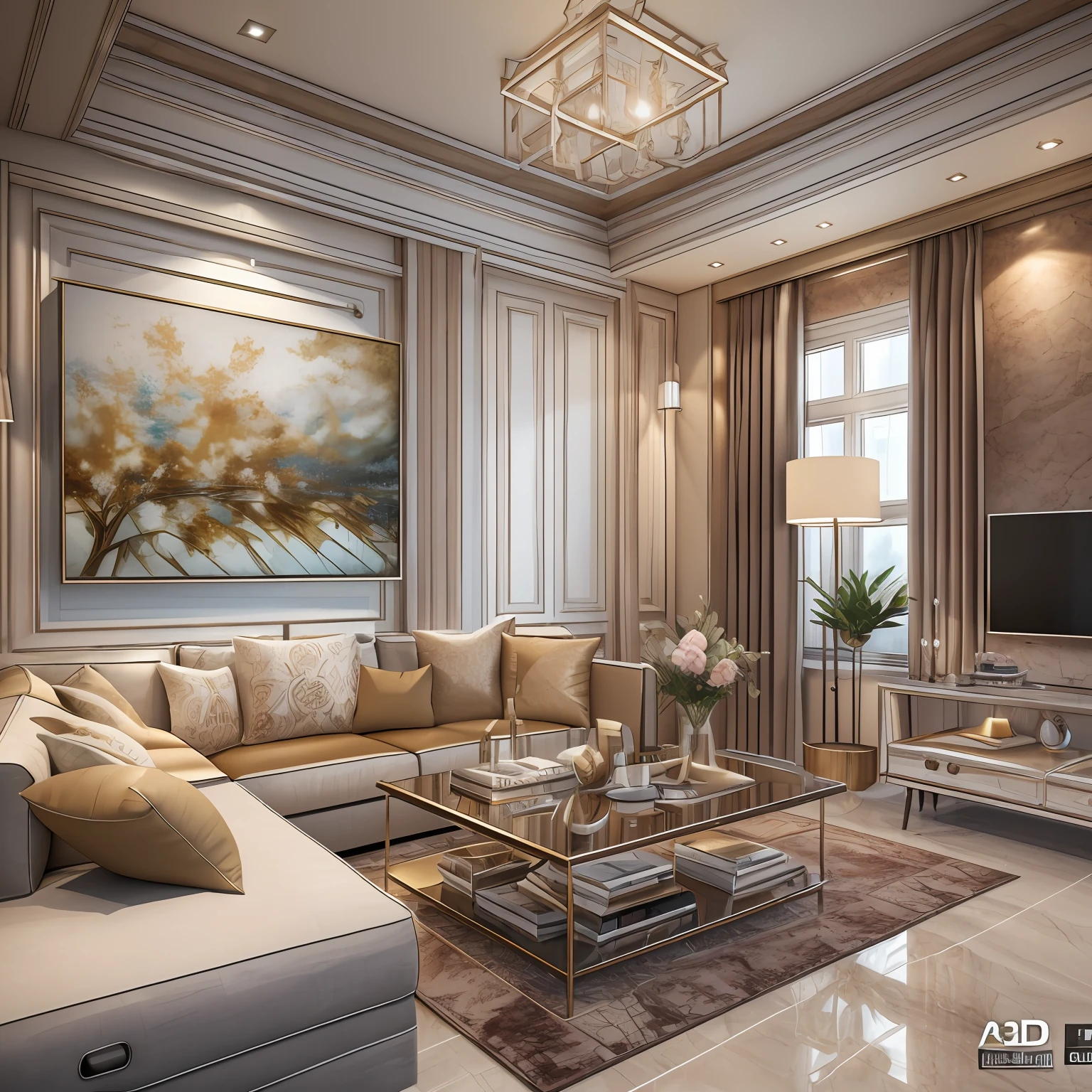 high high quality,Best quality at best,Realiy,Super realistic,super detailing,tmasterpiece,A high resolution,8K,Very realistic,Technology modern living room design,Heavy metal texture,Strong cultural atmosphere,Romantic girly feelings,a 3D render