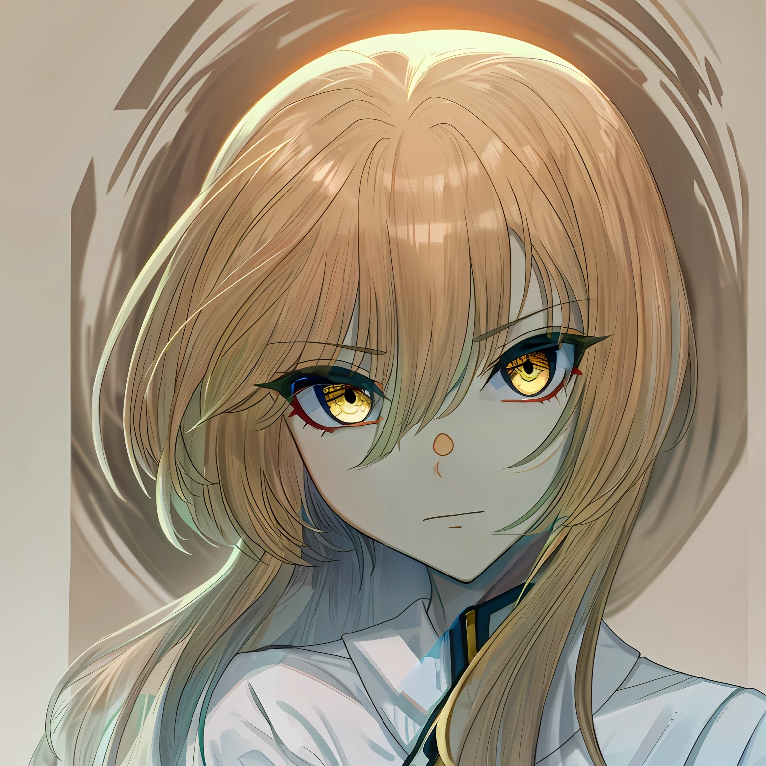 gold eyes