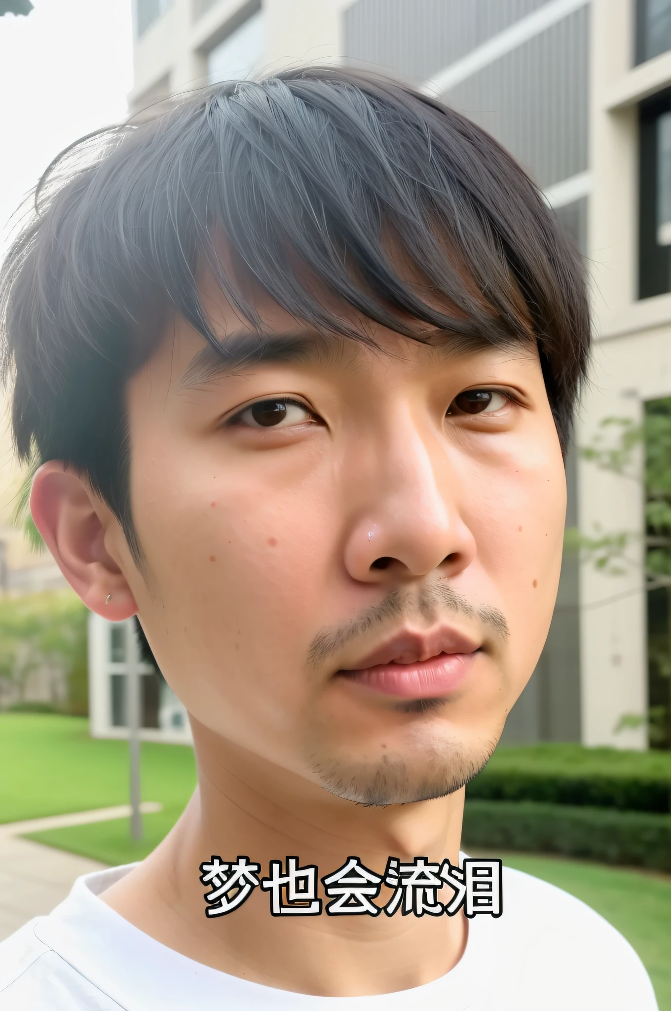 One was wearing a white shirt,man with black hair, 8k selfie photograph, 8K highly detailed face, portrait of a crying ai artist, ruan jian, detailed face of a asian boy, 4 0 years old man, 3 2 - year - old, 38 years old, 3 , Asian face, yanjun cheng, wideangle portrait