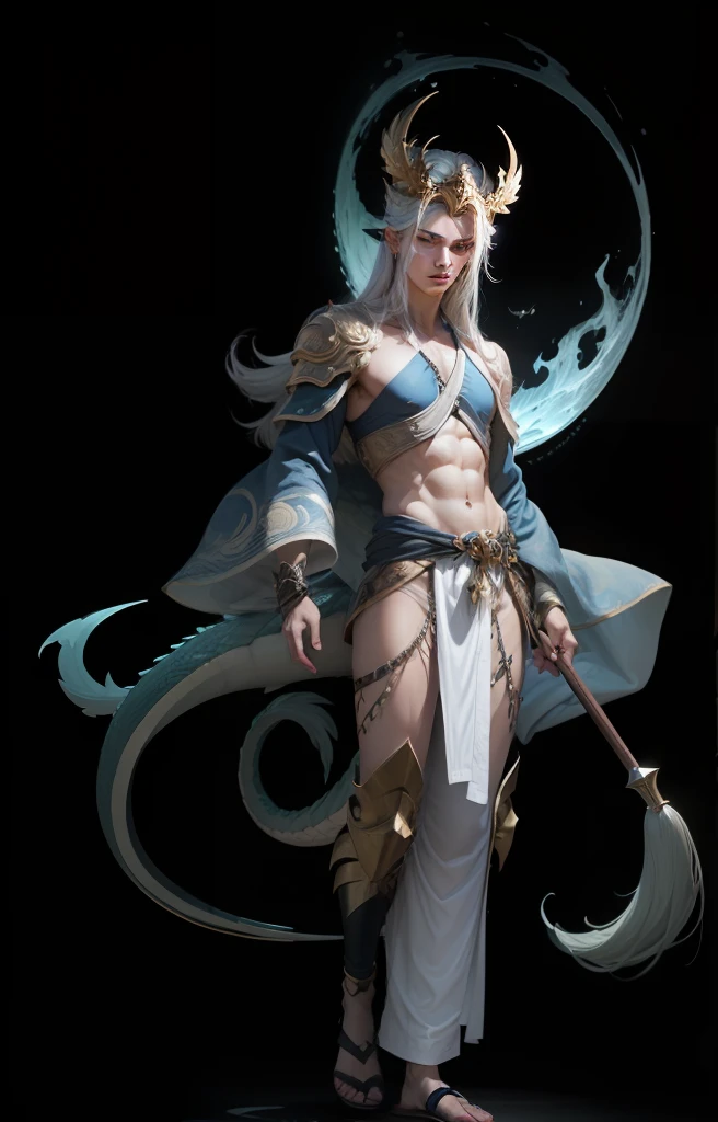 Saykara, Deus das Ondas, Twink, Troye Silvan, Personagem de RPG de D&D, ConceptArt, Deus Menor. Onda de Kanagawa, Ryūjin: The Legendary Dragon King of the Waters, Mitologia Japonesa, Deus aliado. Arconte Anemo Venti, heartless