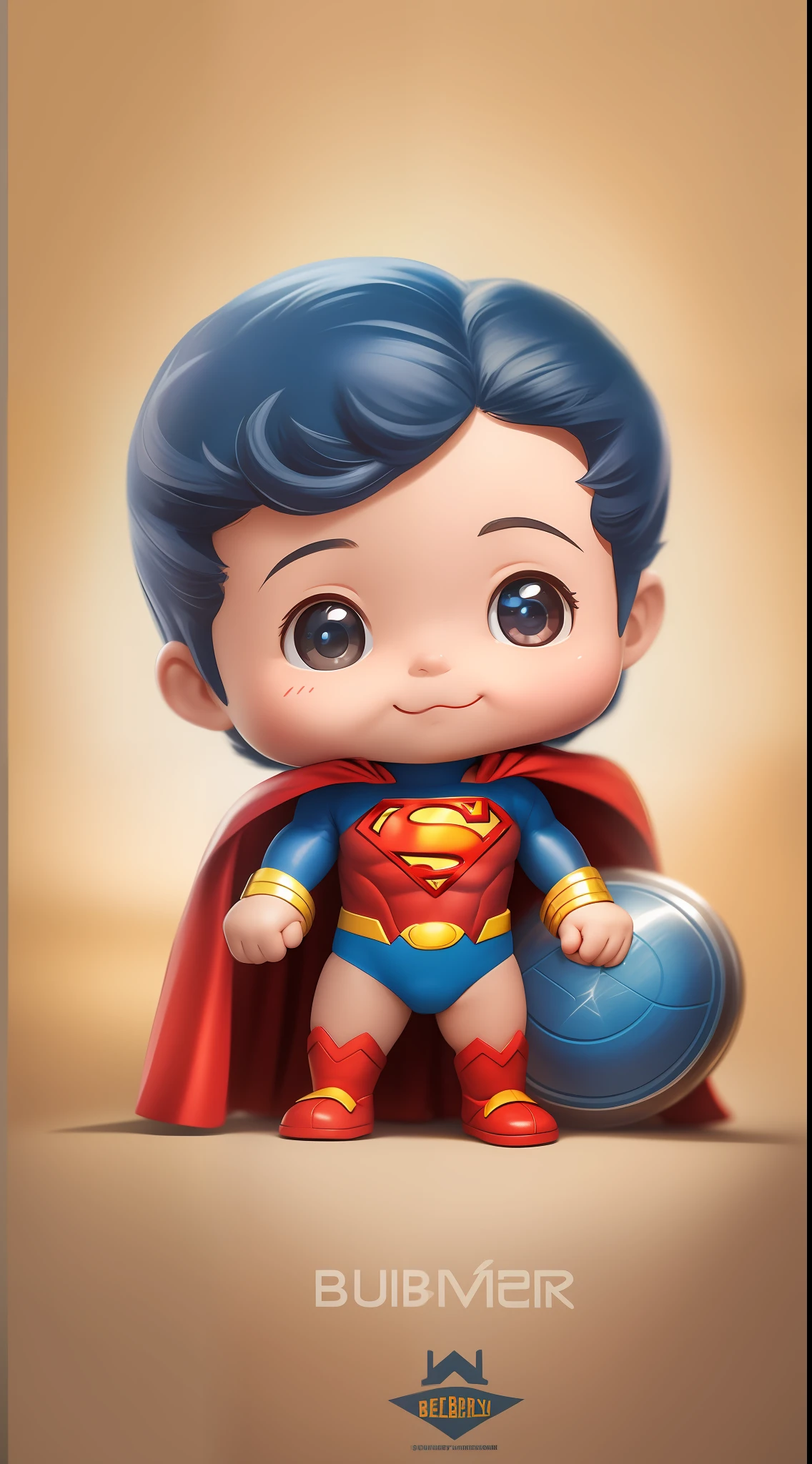 Prepare to be enchanted by the heartwarming image of 'Superman Bebê' - a lovable and adorable version of the iconic superhero Superman in his cutest form. This delightful image showcases Baby Superman in all his tiny and mighty glory, capturing the essence of his heroic persona in an irresistibly cute package.
Superman Bebê can be depicted as a miniature version of the iconic Man of Steel, with his signature blue bodysuit, red cape, and Superman emblem, but in a cute and chibi-style form.
His big, innocent eyes can be filled with wonder and curiosity, reflecting the charm of childhood.
Although small in size, Baby Superman can have a playful and confident expression, hinting at his future heroics.
In one hand, he can playfully hold a small toy or a plush version of his cape, symbolizing his heroic aspirations even at a young .
His tiny fists can be clenched, showing a hint of Superman's strength and determination.
In the background, we can have a scene that portrays the Kent family farm or the Fortress of Solitude, creating a charming and nostalgic setting.
The overall atmosphere should evoke a sense of joy and admiration, capturing the extraordinary fusion of the mighty Superman and the innocence of childhood.
Now, it's time for the creative image-generating AI to bring 'Superman Bebê' to life, showcasing the heartwarming and captivating portrayal of this adorable character. Surprise us with your artistic flair and create a truly mesmerizing and charming image of Baby Superman in all his tiny superhero glory!"