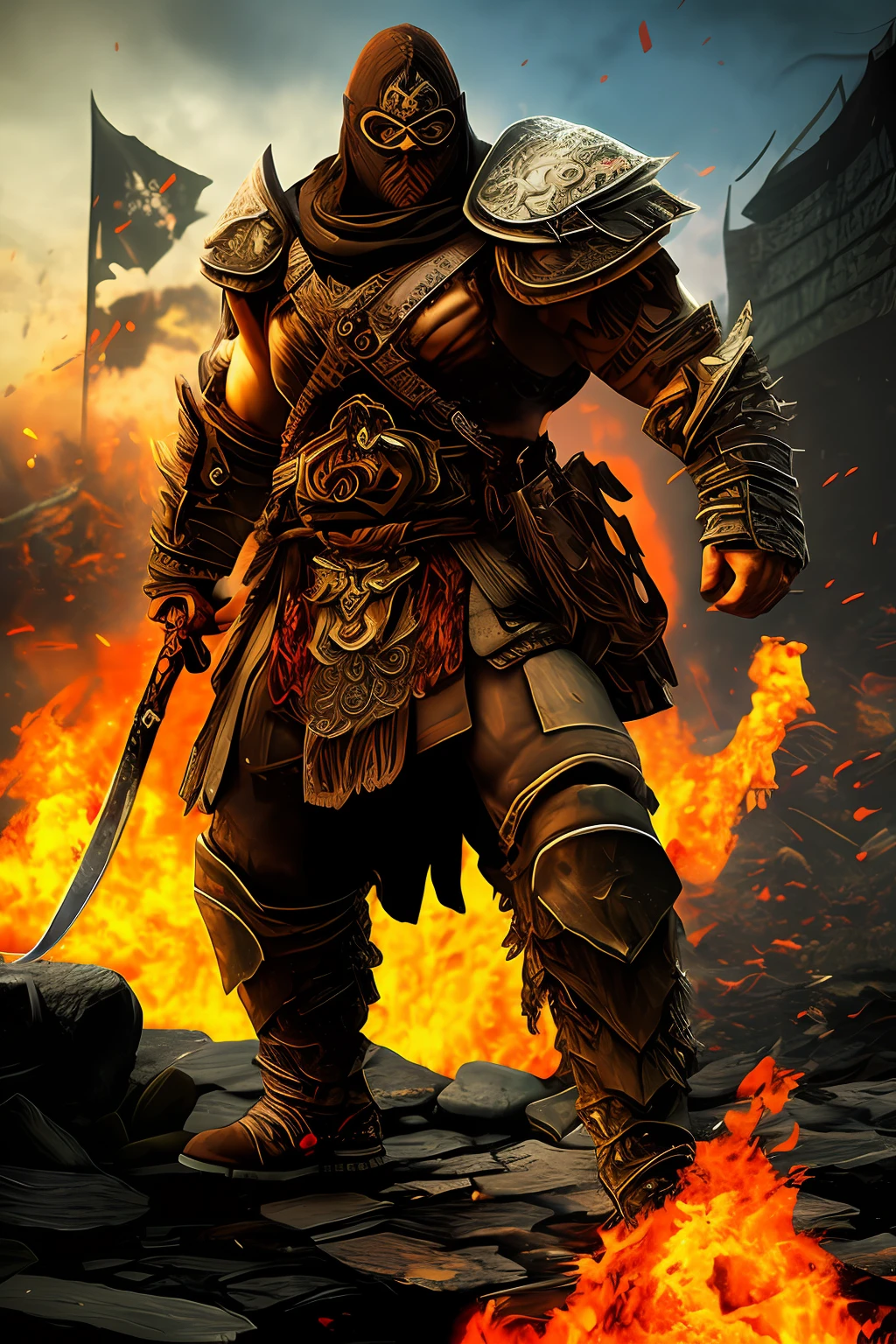a hardcore warrior