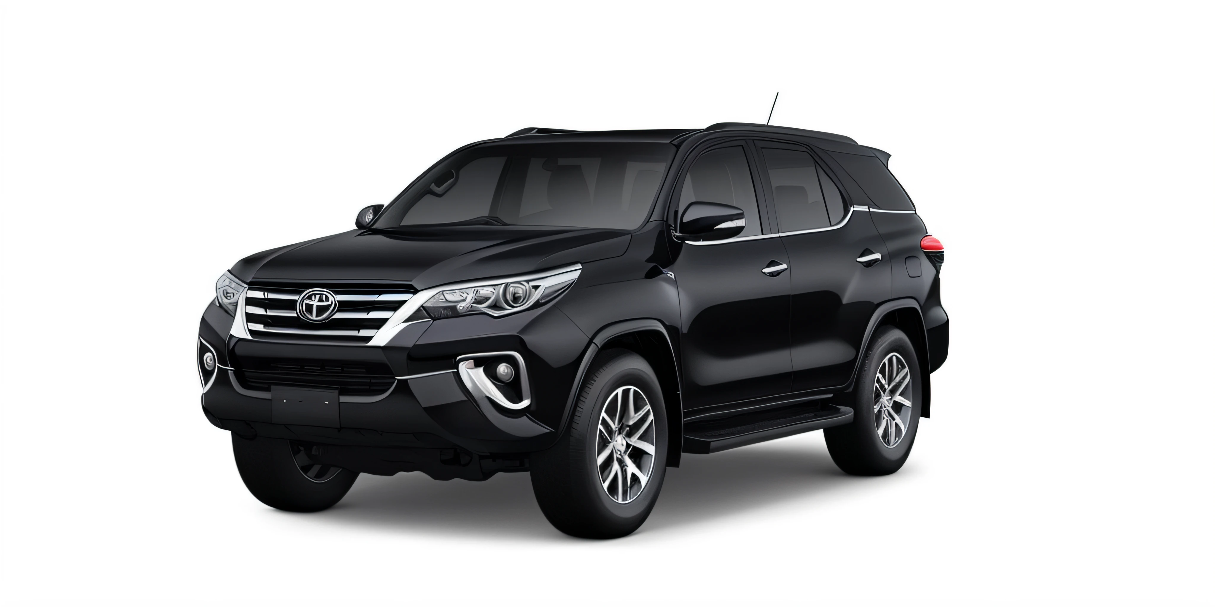 a black toyota fortuner 2016 suv parked in a dark room, ultra realistic”, ultra realistic ”, black white, hyper realistic”, hyper realistic ”, highly polished, black car, hybrid, ”ultra realistic, black and white only, super realistic”, front side, highly realistic”, intense look, edited, high quality picture, new vehicle, hyperrealistic”, hyperrealistic ”, elegant minimalism