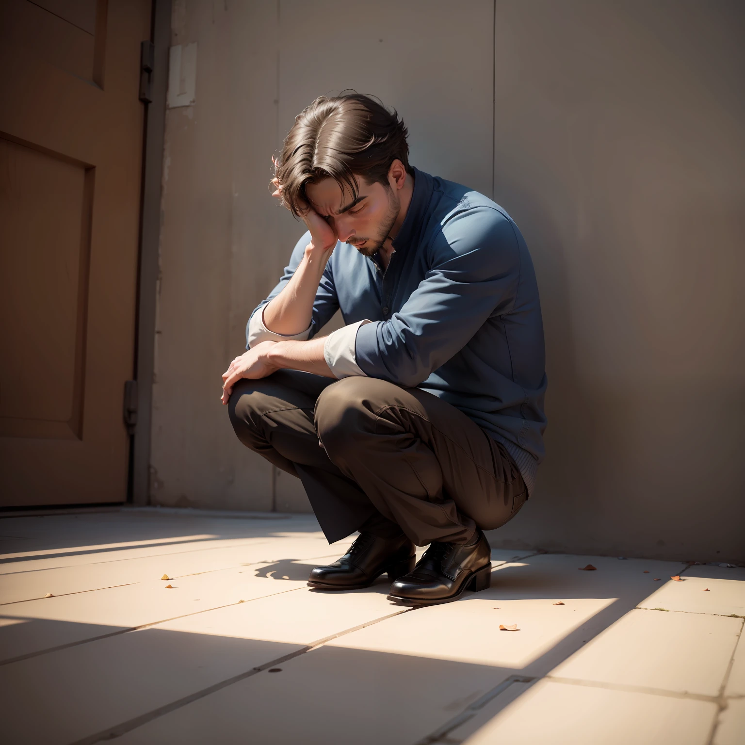 Man praying