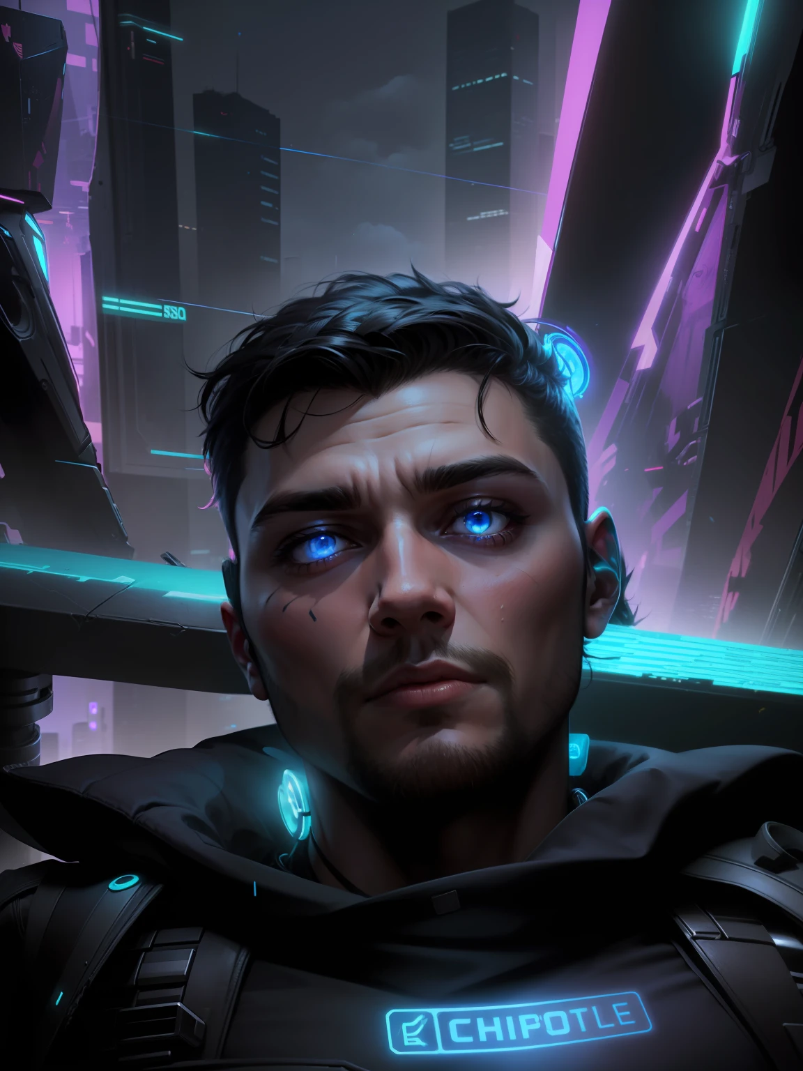 Change background full body cyberpunk handsome boy , realistic face , 8k , ultra realistic ,