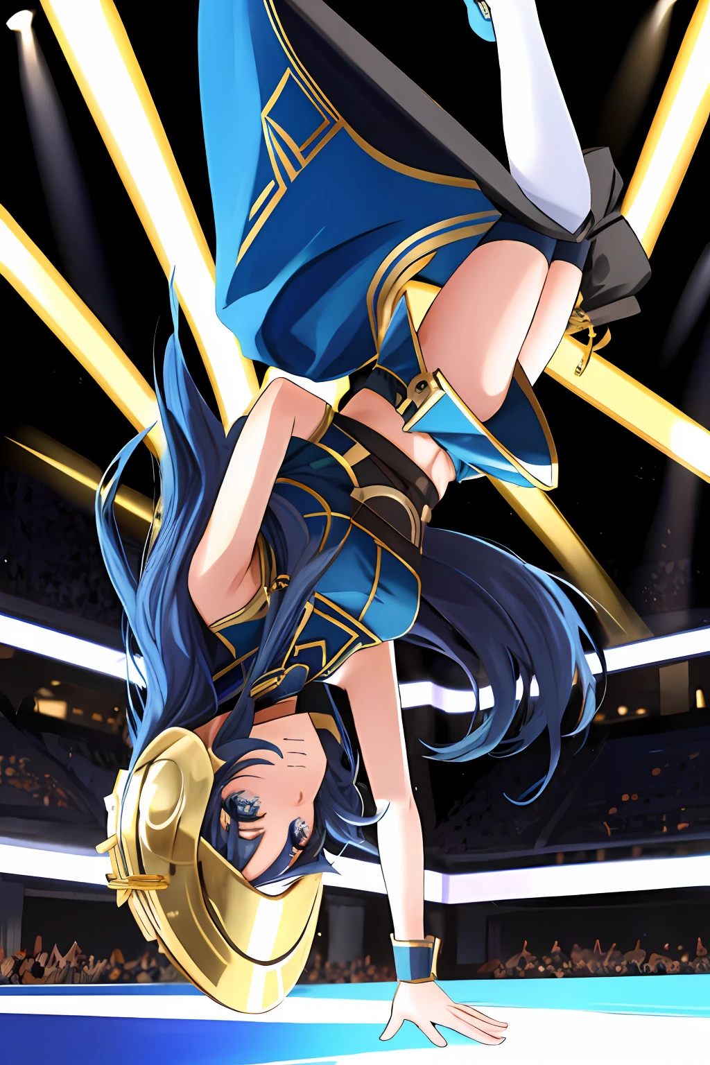 "lucina fe,showcasing her skills on the dance floor breakdancing hip hop b girl"