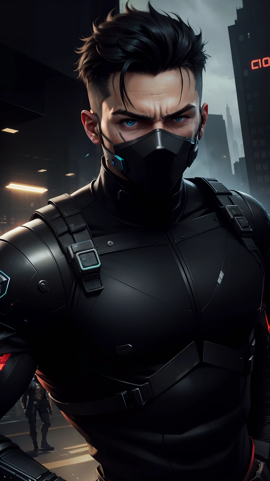 Remove bagraund, realistic face,man, handsome, power, cyberpunk,boy, cinematic, ultra realistic,8k, light,ninja, powerful, robotic, gaming, machine, future