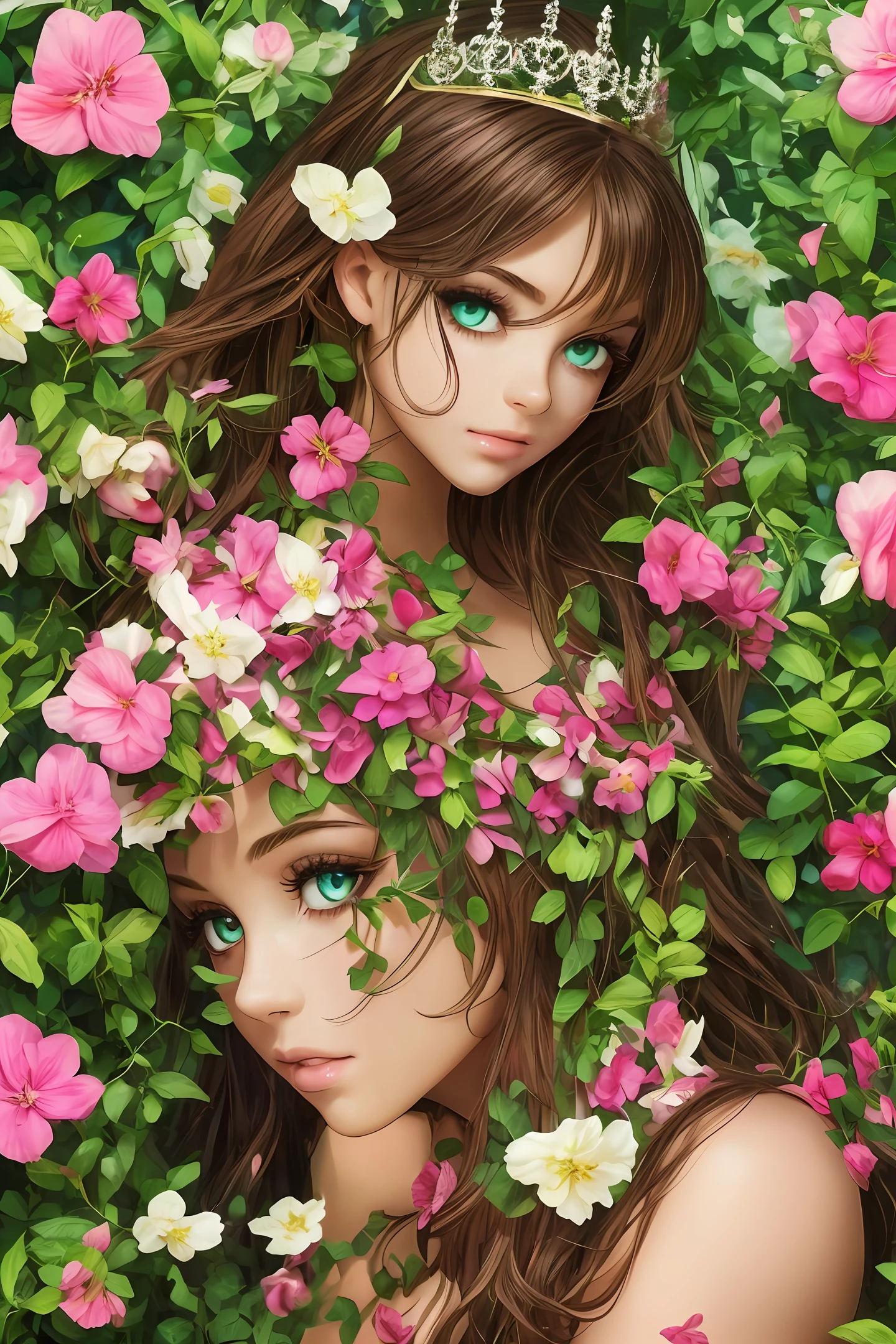 female, beauty, princess, green eyes, --auto --s2