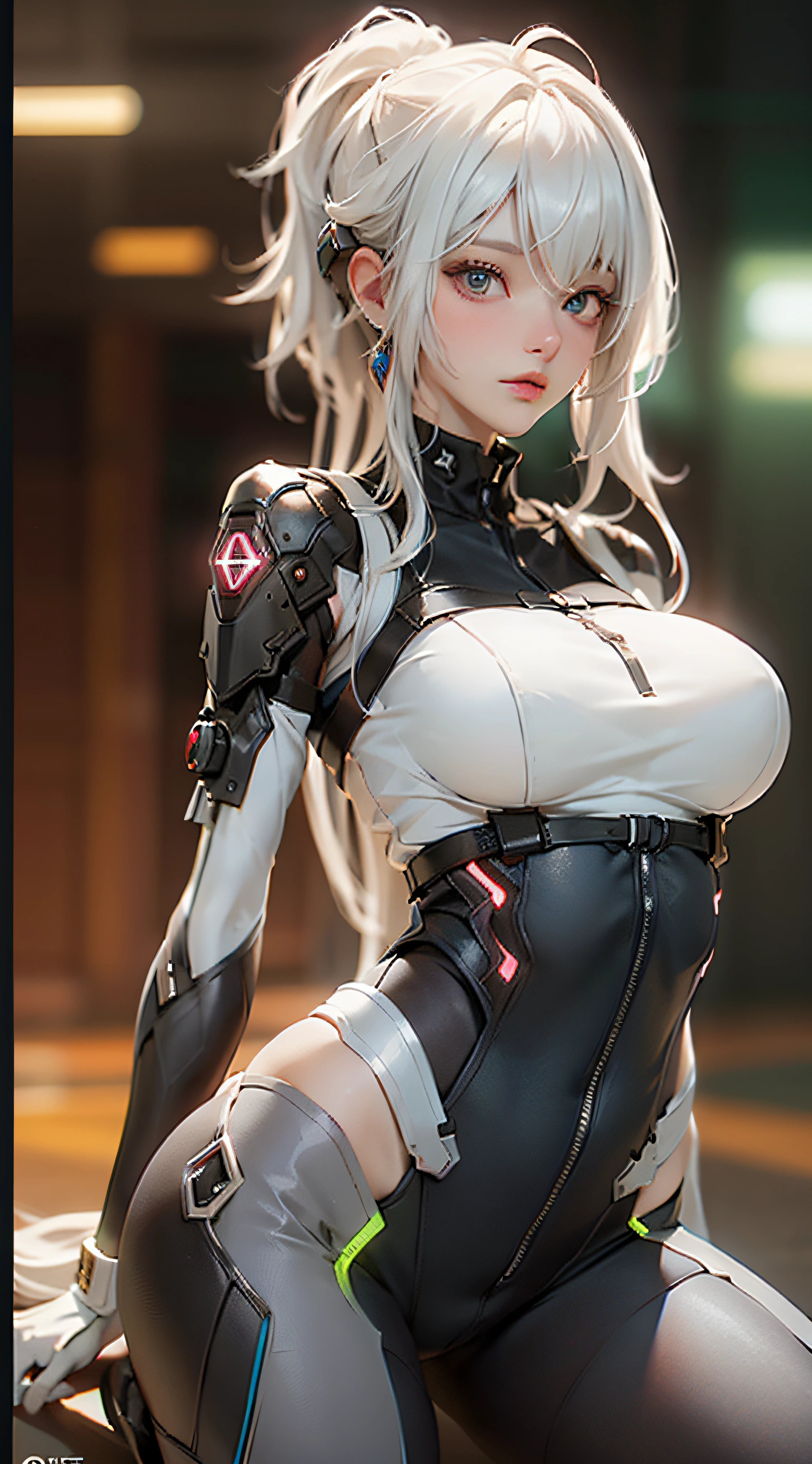 ((best qualtiy)), ((tmasterpiece)), (the detail:1.4), 3D, A beautiful cyberpunk female image,HDR（HighDynamicRange）,Ray traching,NVIDIA RTX,Super-Resolution,Unreal 5,Subsurface scattering、PBR Texture、post-proces、Anisotropy Filtering、depth of fields、maximum definition and sharpness、Many-Layer Textures、Albedo e mapas Speculares、Surface Coloring、Accurate simulation of light-material interactions、perfectly proportions、Octane Render、Two-colored light、largeaperture、Low ISO、White balance、the rule of thirds、8K RAW、spread legs