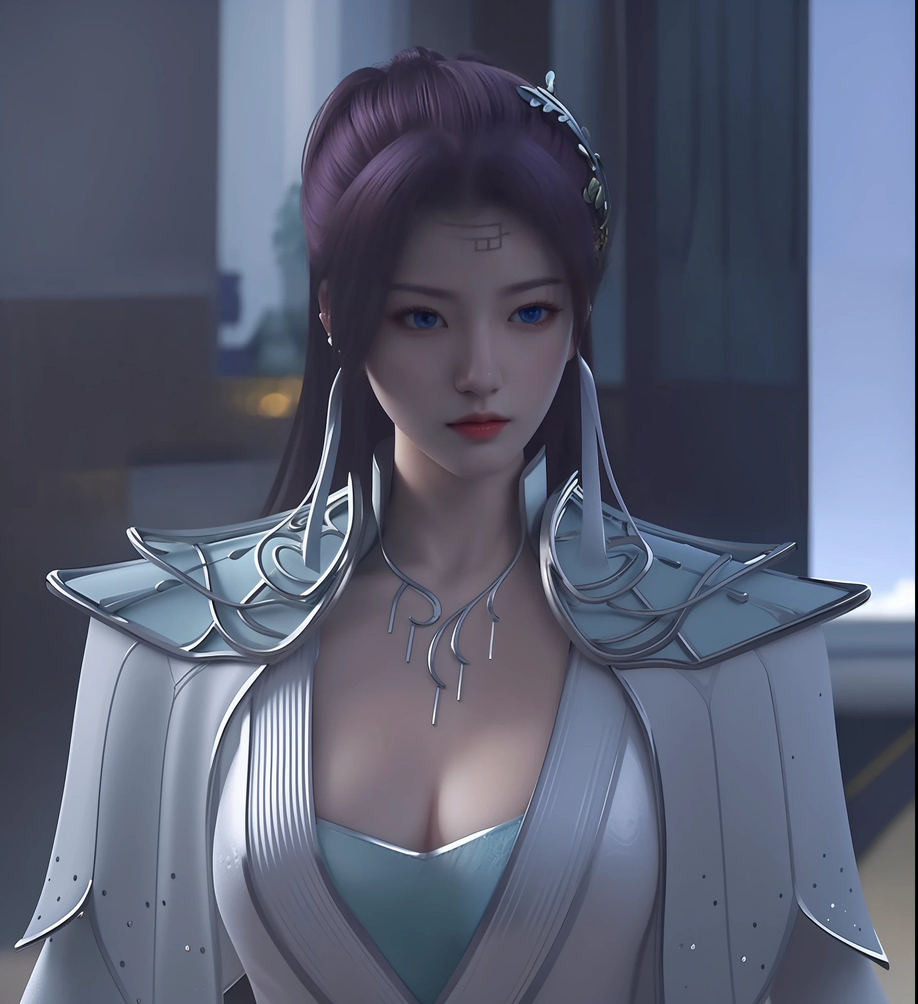 (hyperrealistic), (illustration), (high resolution), (8K), (extremely detailed), (best illustration), (beautiful detailed eyes), (best quality), (ultra-detailed), (masterpiece), (wallpaper), (photorealistic:1.4), (natural light), (rim lighting), (detailed face), high detailed realistic skin texture, anatomically correct, solo, 1 girl, (high detailed realistic long hair:1.25), (beautiful Rosy Zhao:1.5), (beautiful cute European girl:1.7), heterochromic eyes, (detailed blue eyes), small moles under the eyes, (big breasts:1.5), long legs, tight abs, dynamic pose,