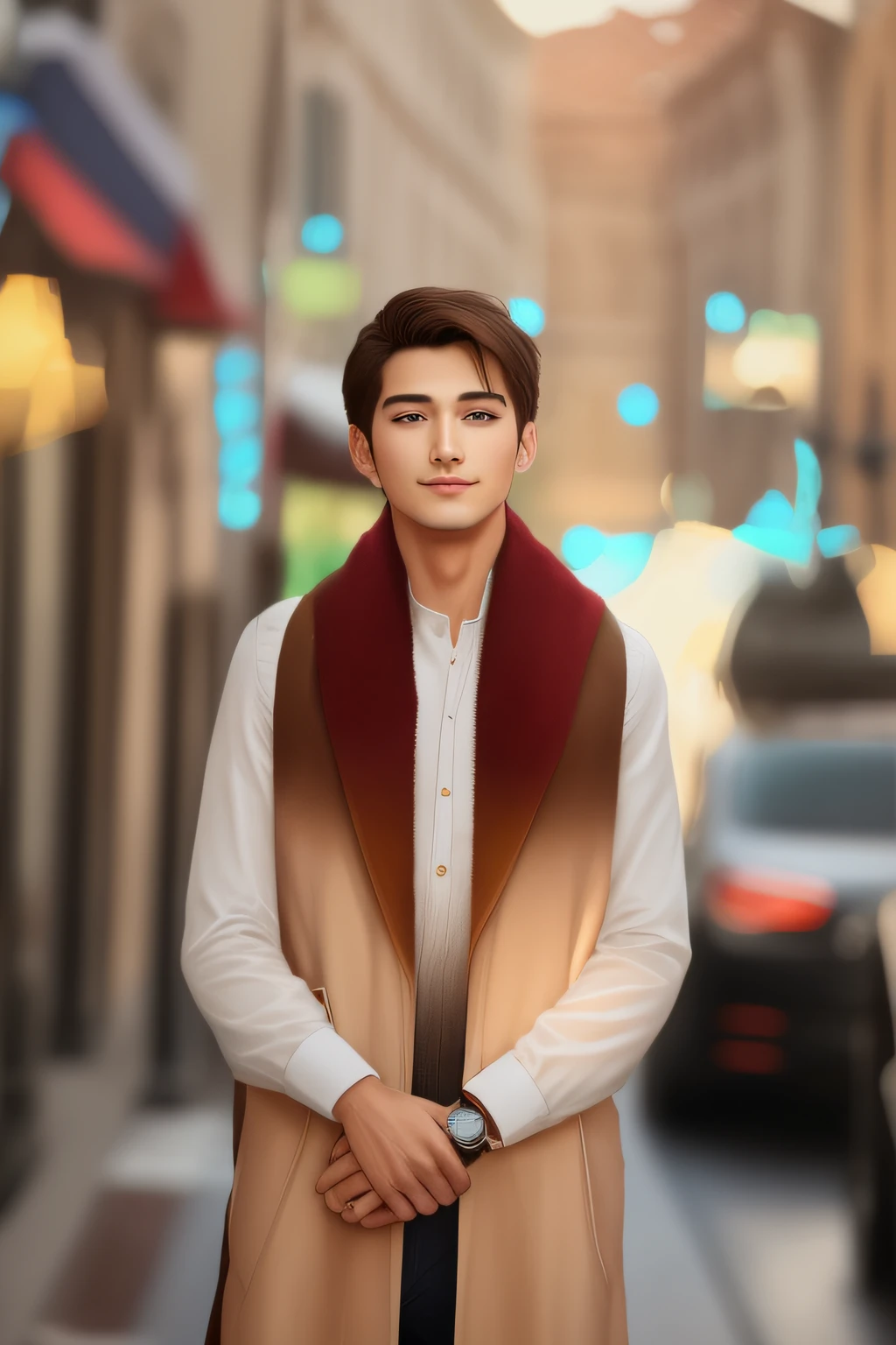 handsome boy, realistic, 8k