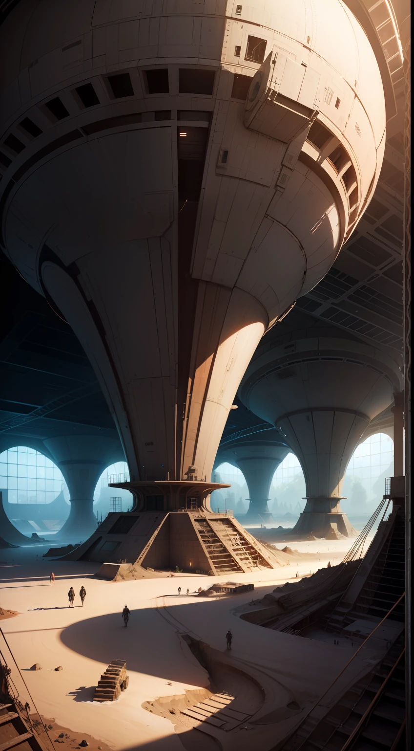 (best qualtiy,tmasterpiece:1.3),
A very detailed sci-fi illustration,Super realistic archaeological excavation site
Inside the alien mothership base,
Luminosity Look up
Miserly geometric forms prevail