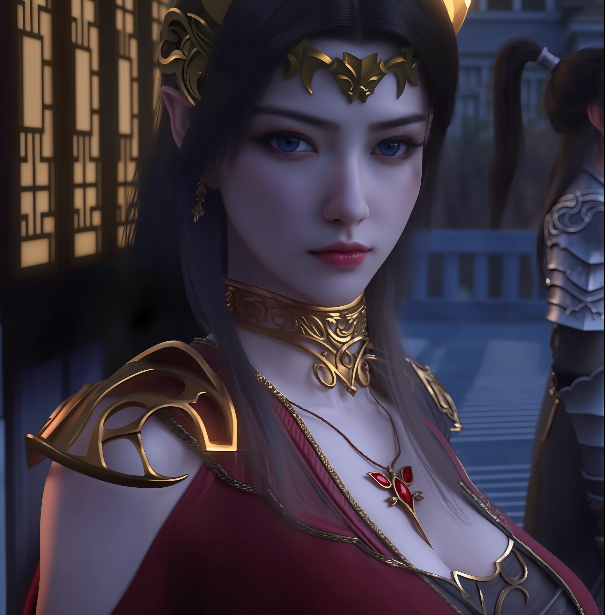 (hyperrealistic), (illustration), (high resolution), (8K), (extremely detailed), (best illustration), (beautiful detailed eyes), (best quality), (ultra-detailed), (masterpiece), (wallpaper), (photorealistic:1.4), (natural light), (rim lighting), (detailed face), high detailed realistic skin texture, anatomically correct, solo, 1 girl, (high detailed realistic long hair:1.25), (beautiful Rosy Zhao:1.5), (beautiful cute European girl:1.7), heterochromic eyes, (detailed blue eyes), small moles under the eyes, (big breasts:1.5), long legs, tight abs, dynamic pose,