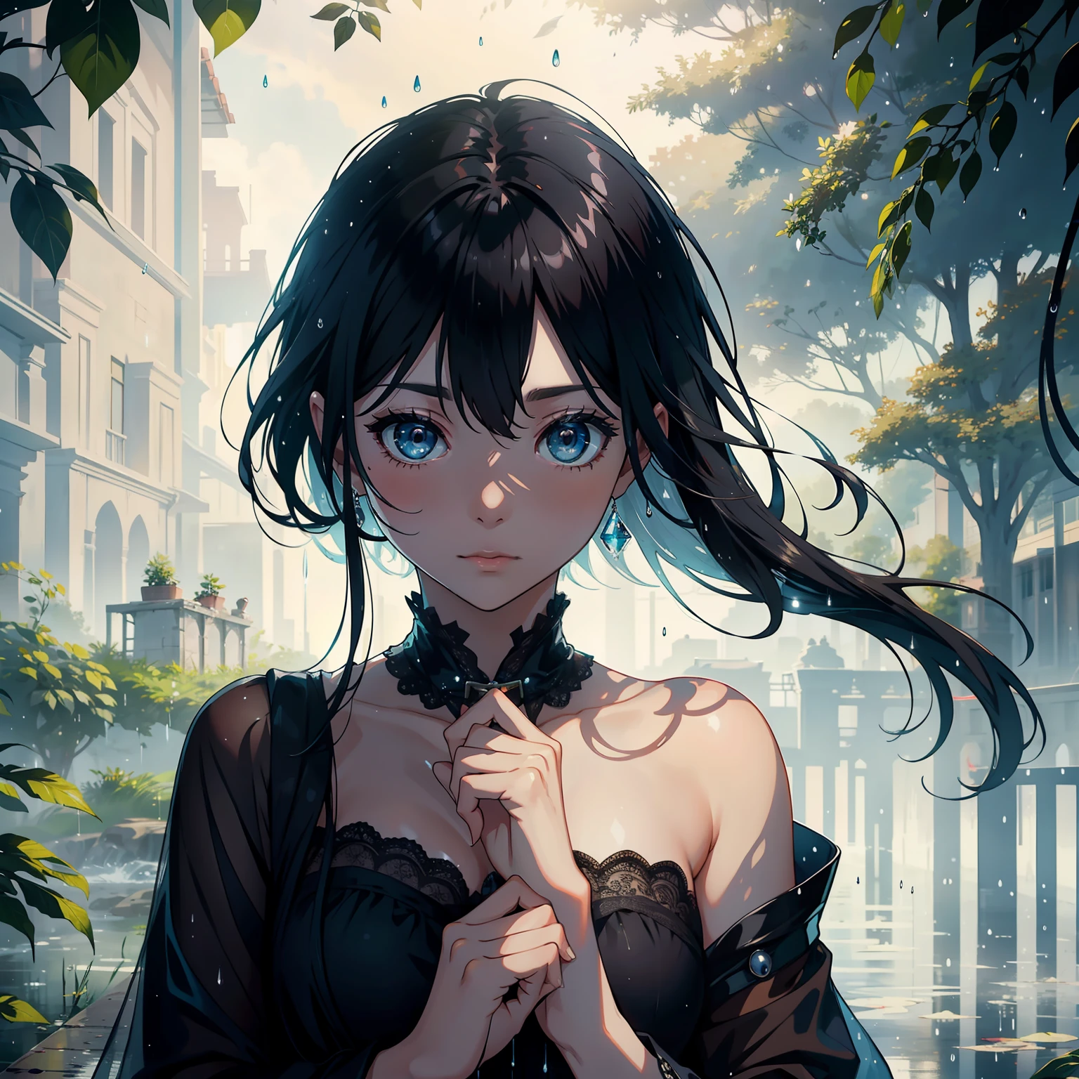 "You arrived like raindrops, falling gently and vanishing into thin air."