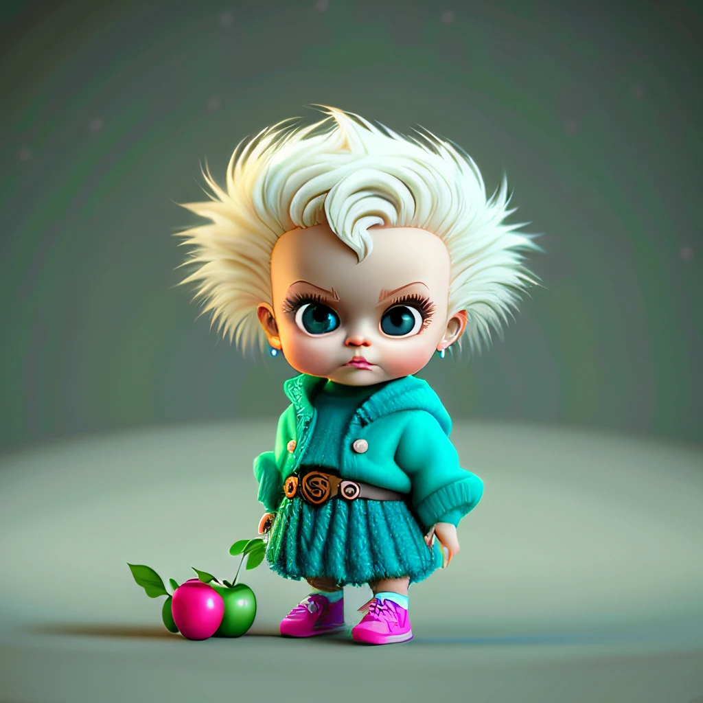 cbzbb, barbie, personagem, fofo, pequeno, bonito, Devian Art, Trending Artstation, Digital Art, Detailed, Cute, Realistic, Humanoid, Character, tiny, Cinematic Sho, Cinematic Lights, barbie, Looks happy