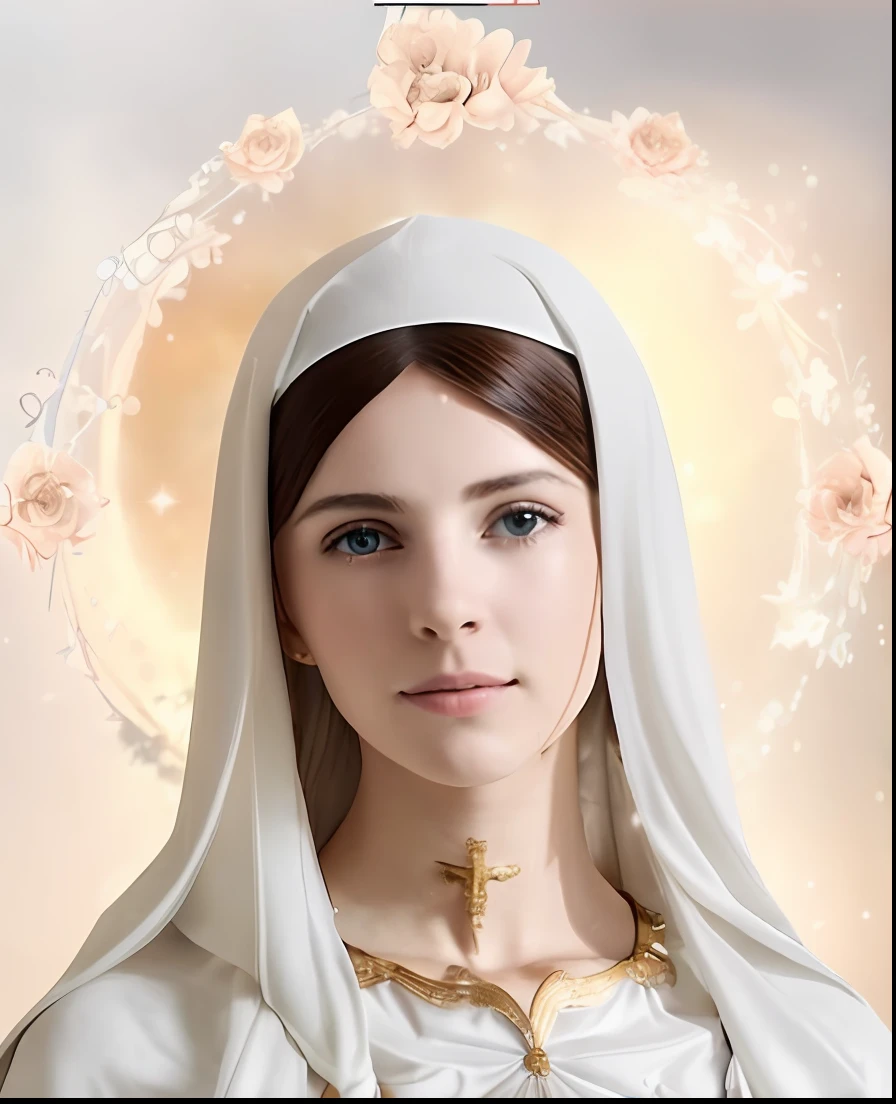 (((Blessed Virgin Mary))) Obra maestra, (La mejor calidad: 1.2), (super fine: 1.2), illustration, (extremadamente delicado y hermoso: 1.2), movie angle, flotante, (Hermoso ojo de detalle: 1.1), (detalle luz: 1.1), Movie Lights, Cielo delicado, ojos azules, (Cola de caballo alta: 1.1), capa, ojuelos, (luna: 1. 2), (Luz de la luna: 1.1), cielo estrellado, (light particles: 1.1) dibujo, flor. (Obra maestra), (La mejor calidad), (fotorrealista:1.3), 8k, Textura detallada de la piel, Textura detallada de la tela, Hermosa cara detallada, Detalles intrincados, Ultra detallado (cuerpo de cuerpo entero:1.2)