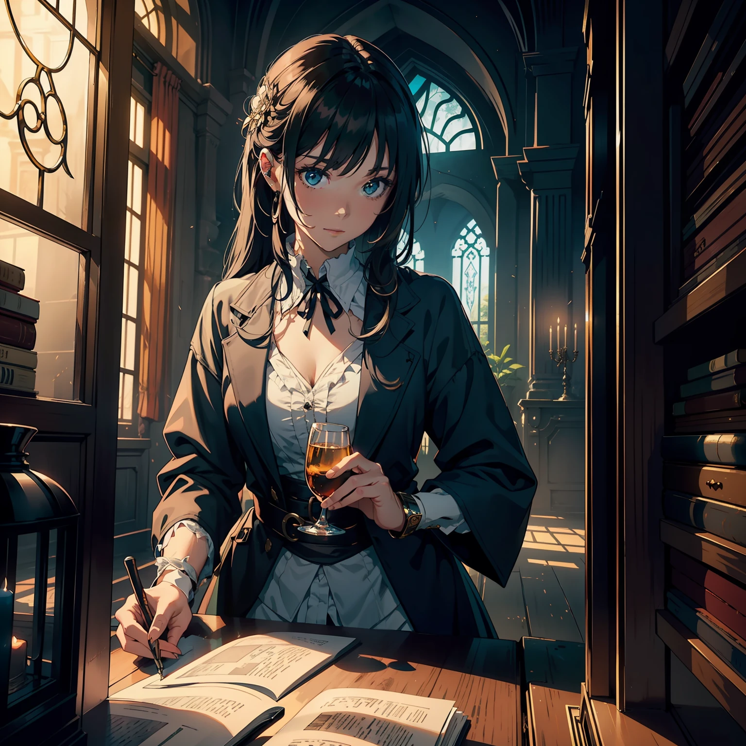 "You are trapped in a beautifully arranged and mysterious setting, where every detail is meticulously crafted to evoke a sense of intrigue."